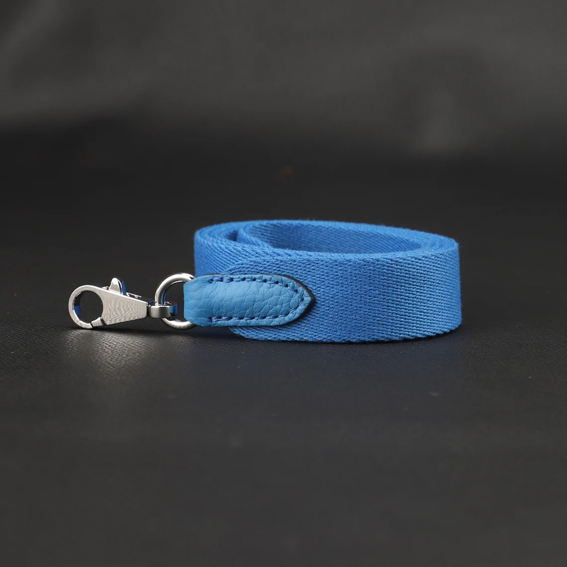 25mm Wide Blue zellige Canvas Crossbody strap for Evelyne TPM bag and other Brand bag,Blue zellige Canvas with togo leather shoulder strap