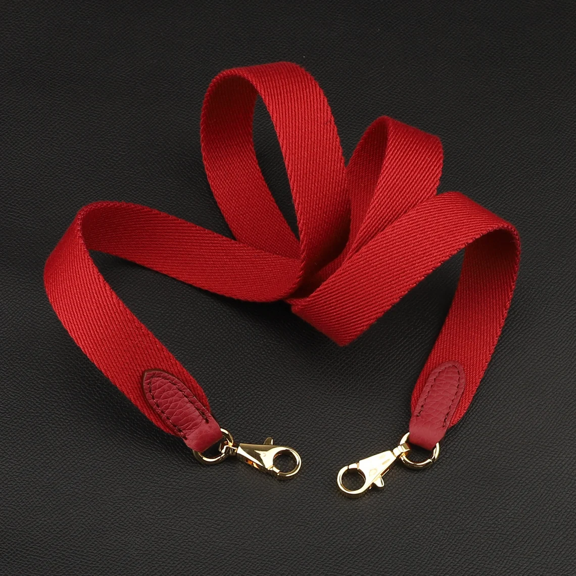 25mm Wide Ruby Canvas Crossbody strap for Evelyne TPM bag and other Brand bag,Ruby Canvas with togo leather shoulder strap
