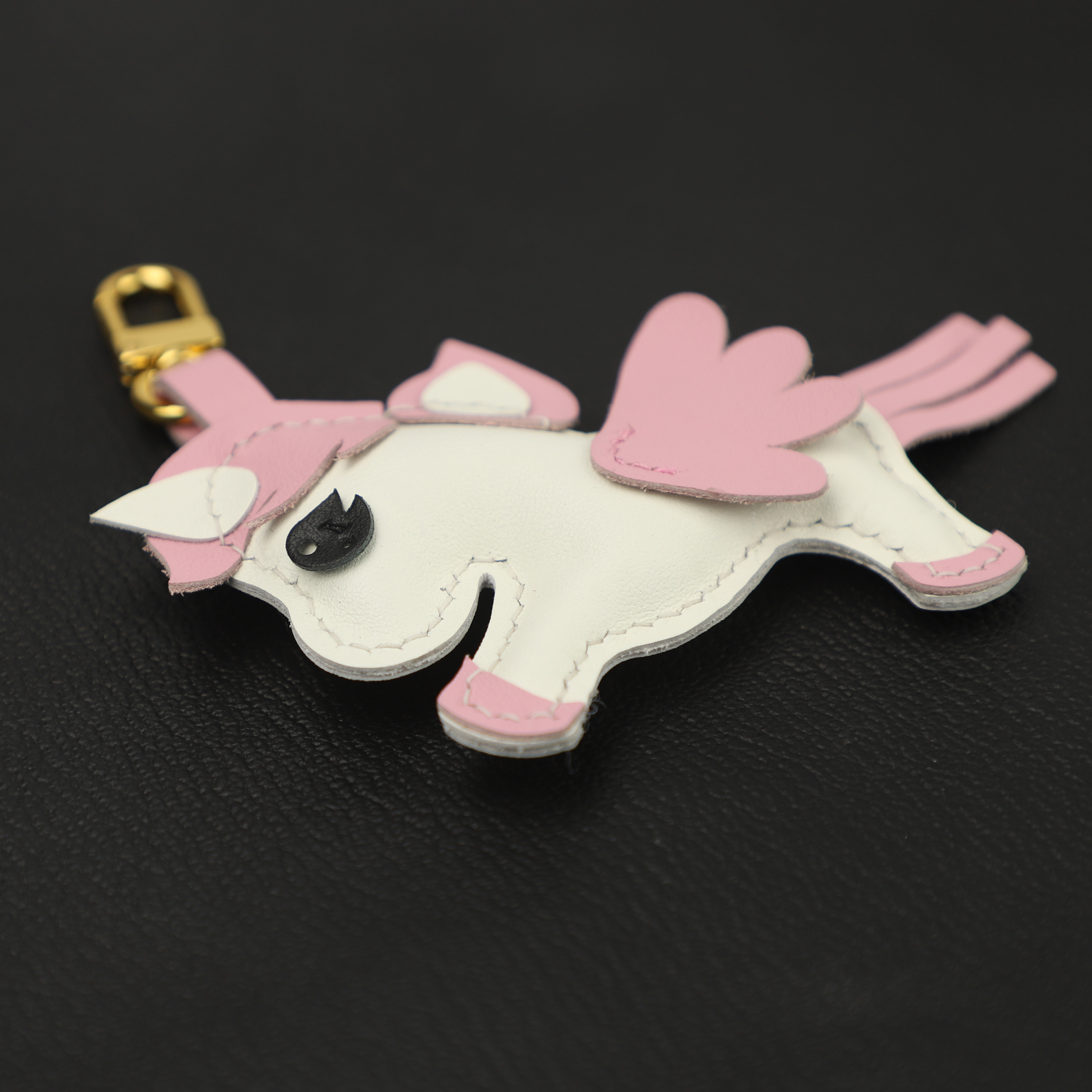 Handmade The Swift leather Robot Unicorn Attack bag charm,Robot Unicorn Attack key chain