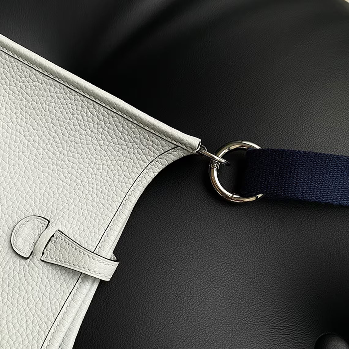 25 colours Option 1 inch canvas strap with the O ring and metal adjuster buckle adjustable bag strap for the Evelyne TPM bag