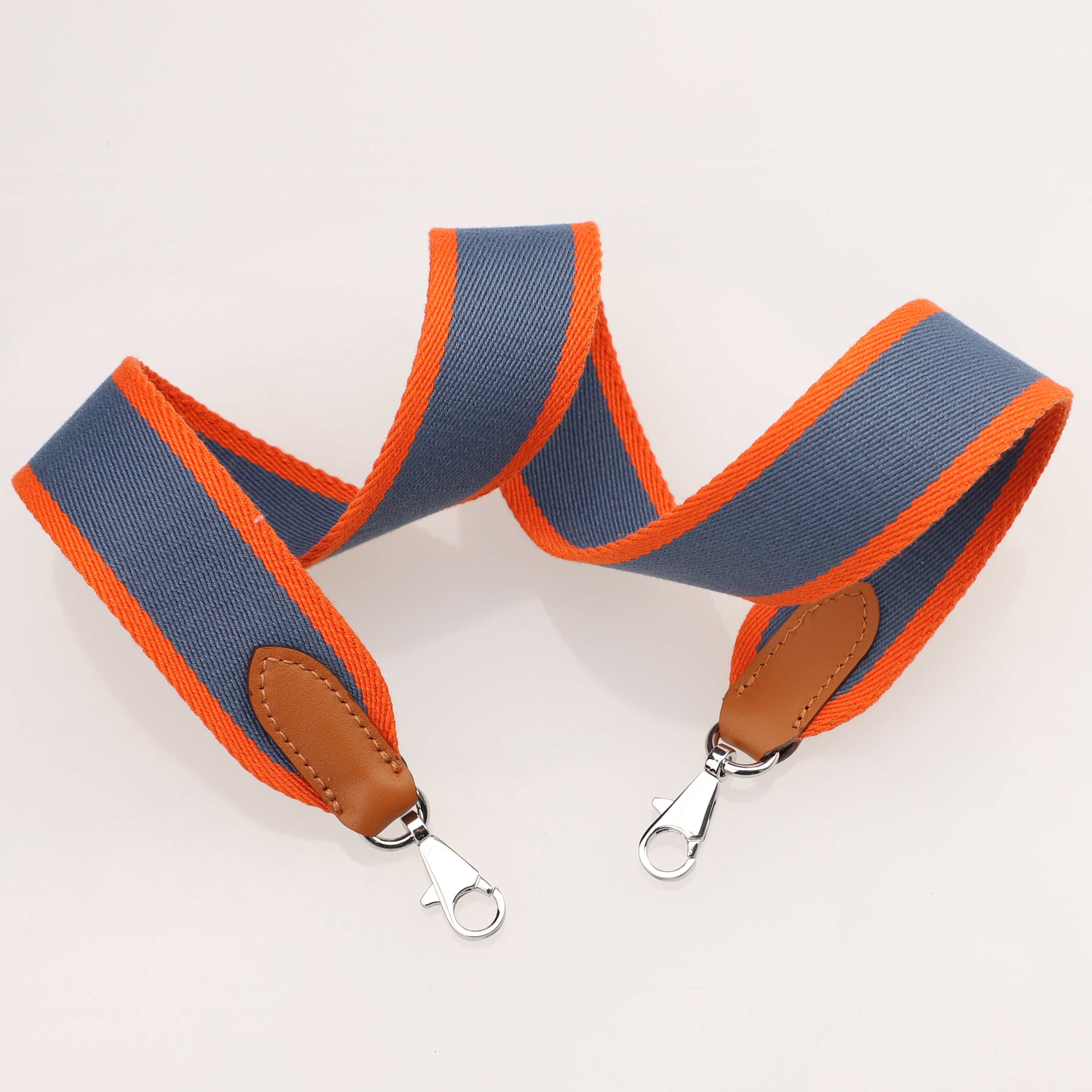 Handamde The 2" wide Canvas and Swift leather shoulder strap for brand bag,guitar strap,crossbody strap