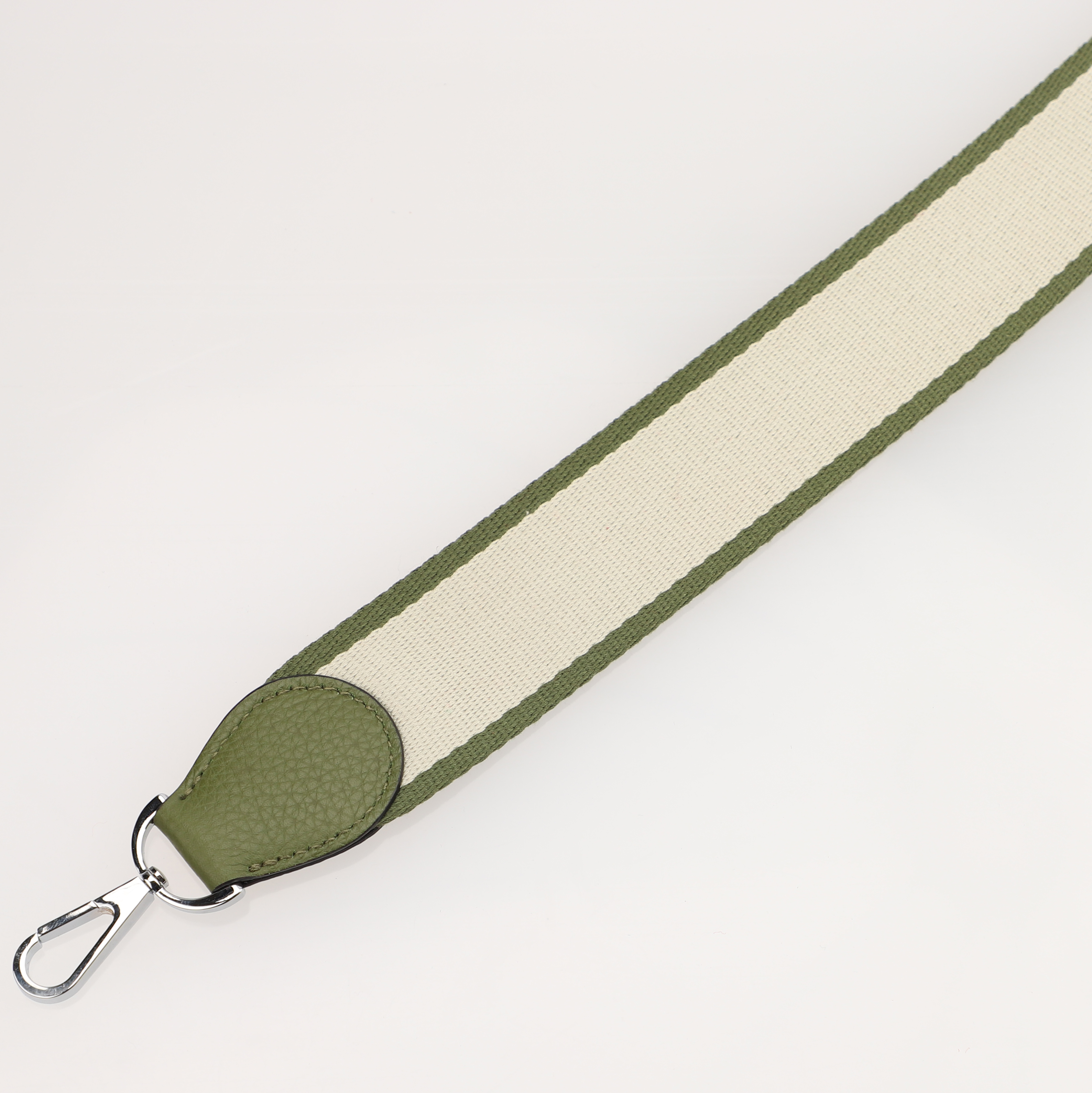 Handamde The 2" wide Bi-colors canvas and togo leather shoulder strap for brand bag,guita strap,crossbody strap