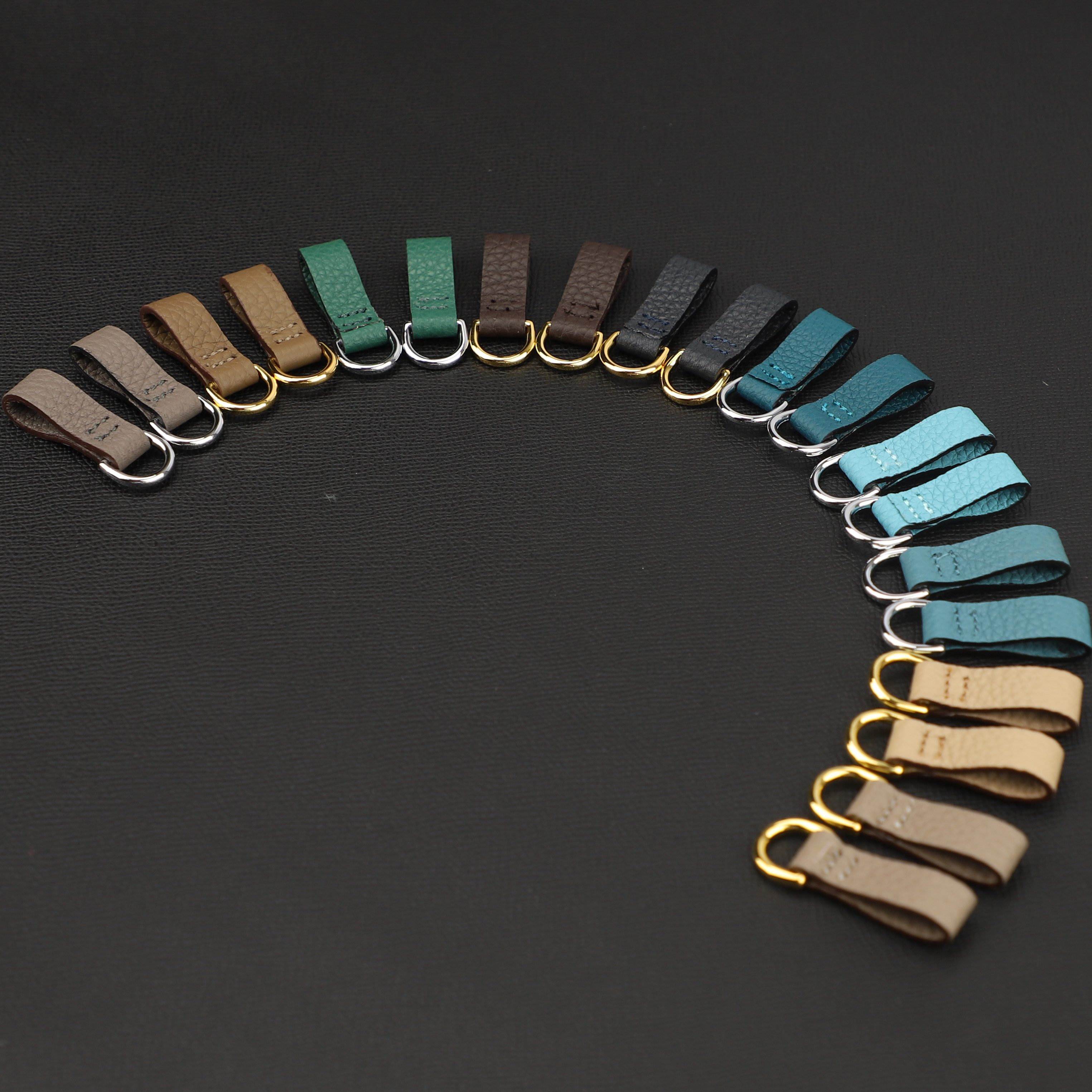 Togo leather small goods Epsom Leather Birkin/Kelly Pochette Rings Connect the Shoulder Strap