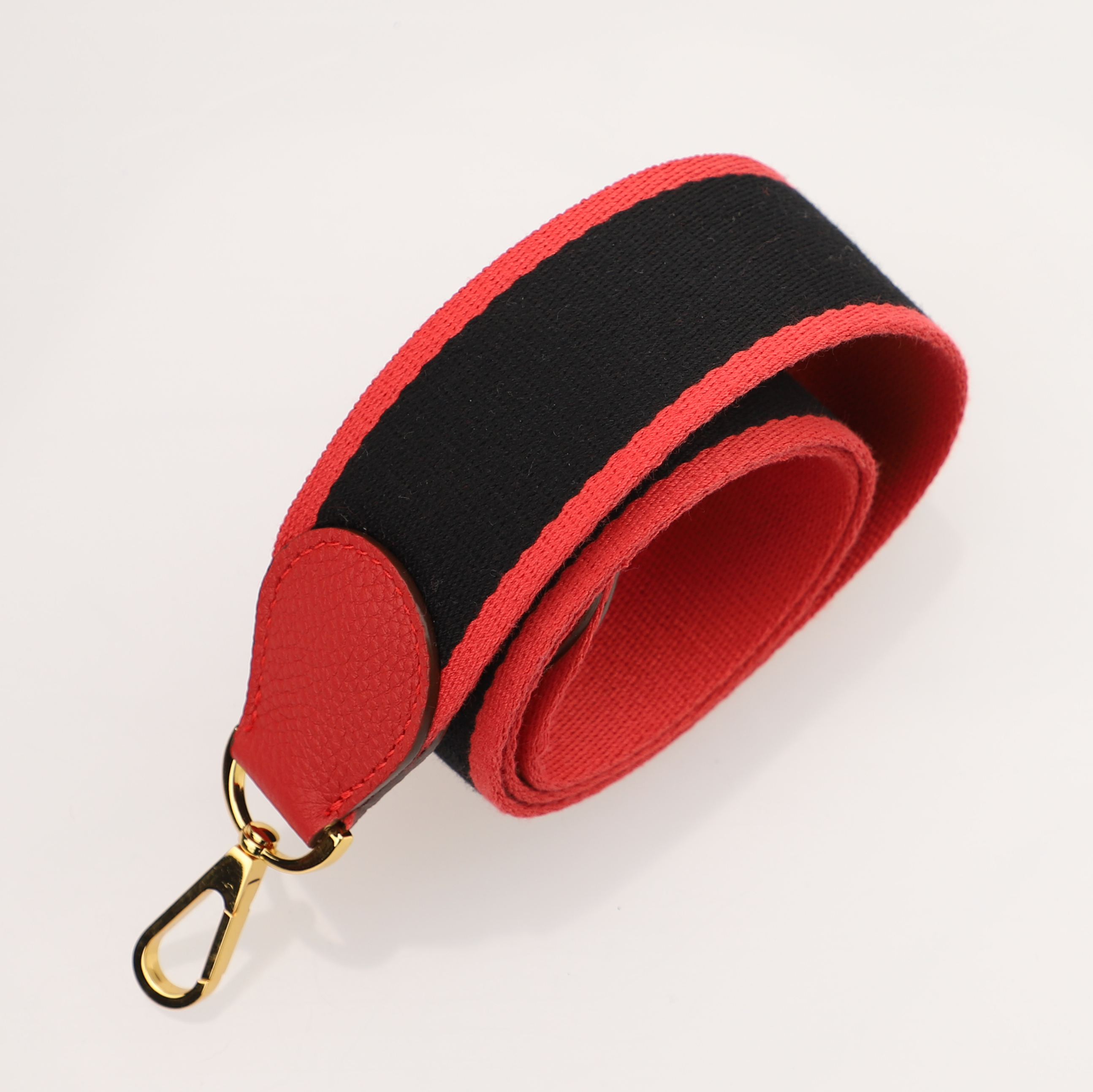 Handamde The 2" wide Bi-colors canvas and togo leather shoulder strap for brand bag,guita strap,crossbody strap