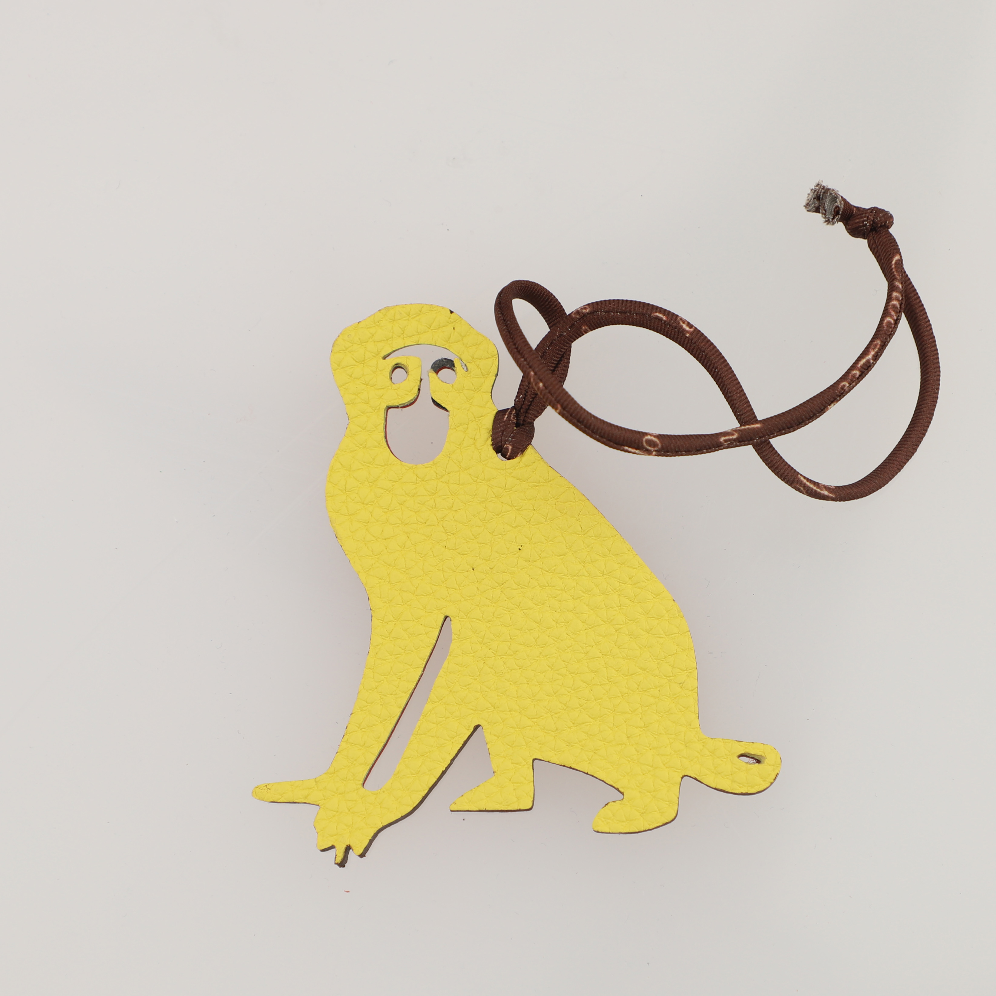 Epsom Leather and togo leather Monkey Bag Charm Key Holder,bag charm