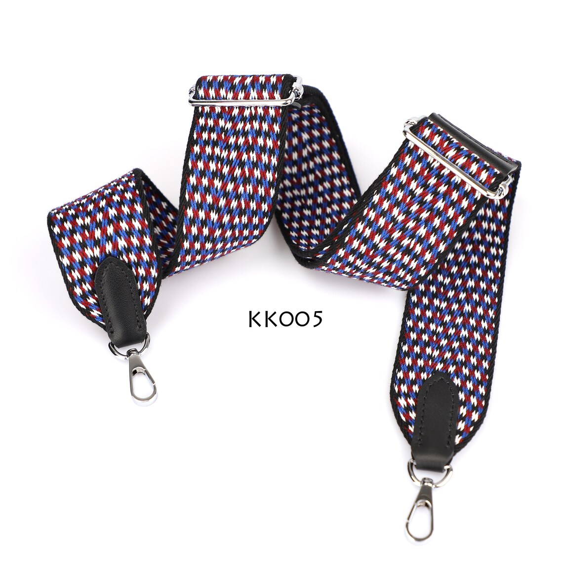 Sangle Zigzag 50 mm Adjustable Shoulder bag strap,Crossbody strap,Guitar strap