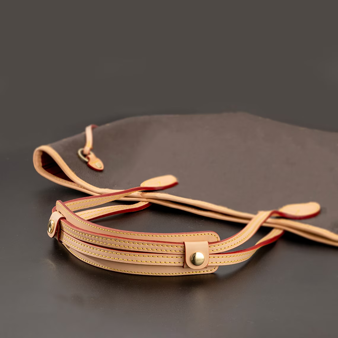 New design,High quality Vachette Leather Shoulder Strap Pad/Anti-slip