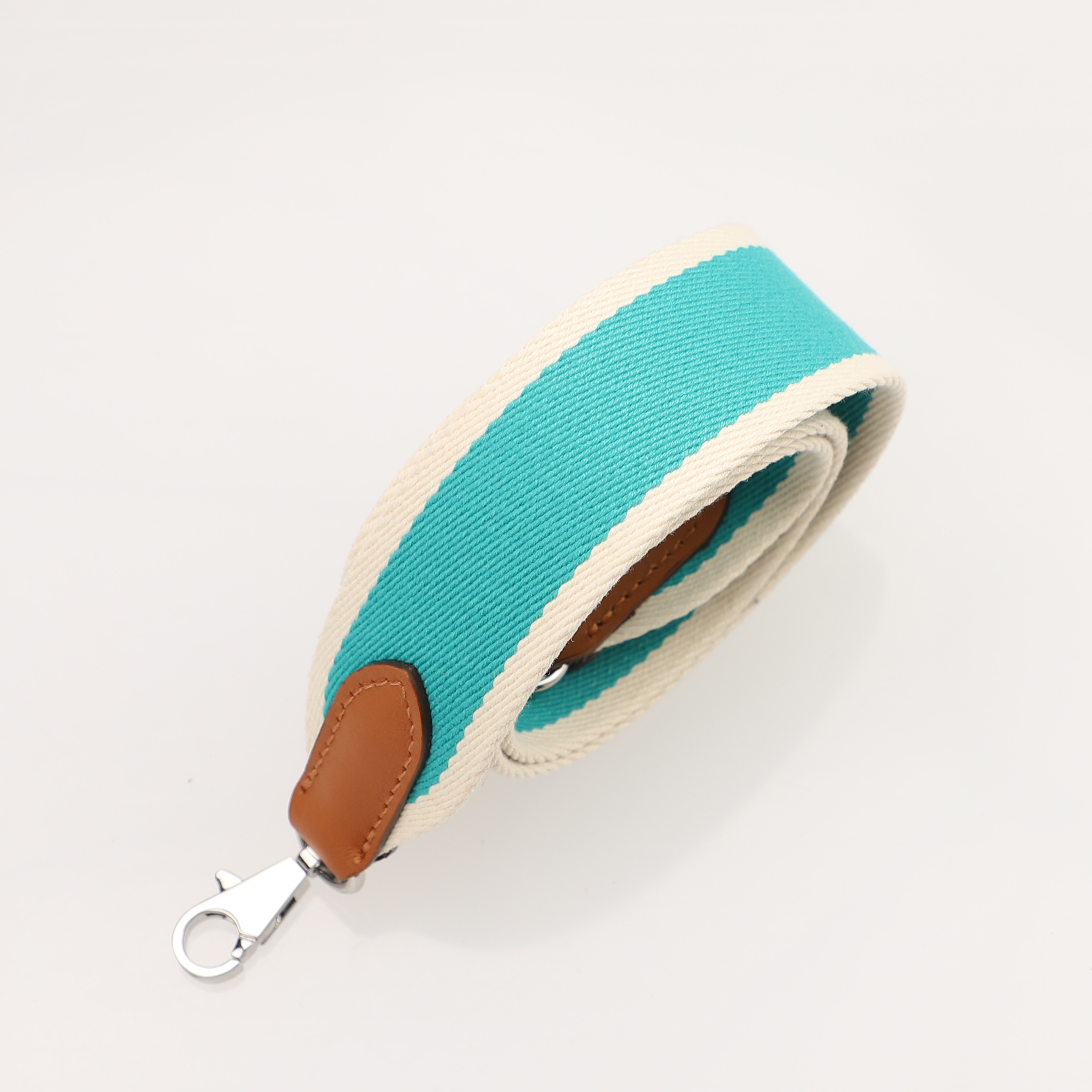 Handamde The 2" wide Canvas and Swift leather shoulder strap for brand bag,guitar strap,crossbody strap