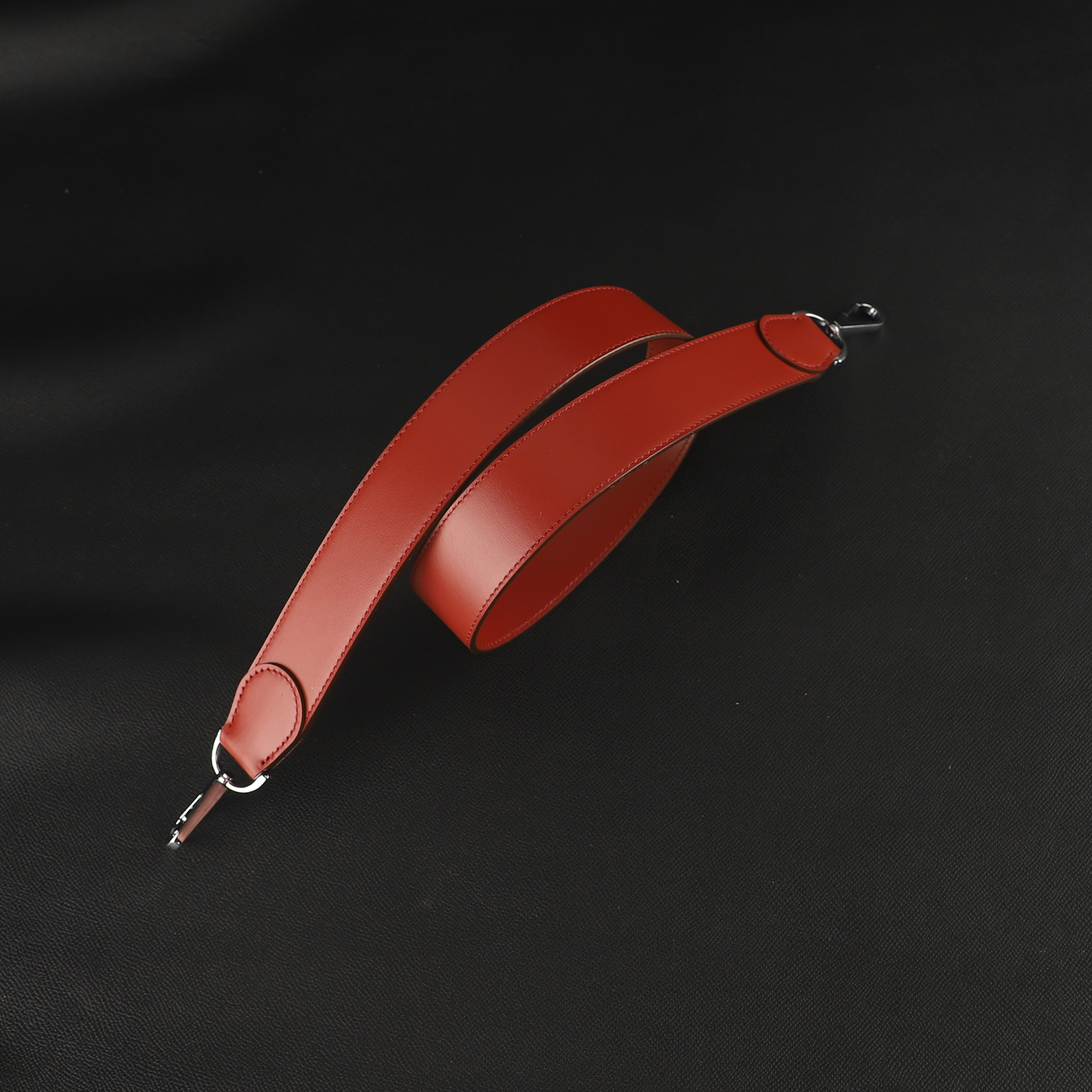 The Swift leather Red Extended single shoulder strap For Kelly Roulis bag,crossbody strap,Guitar strap