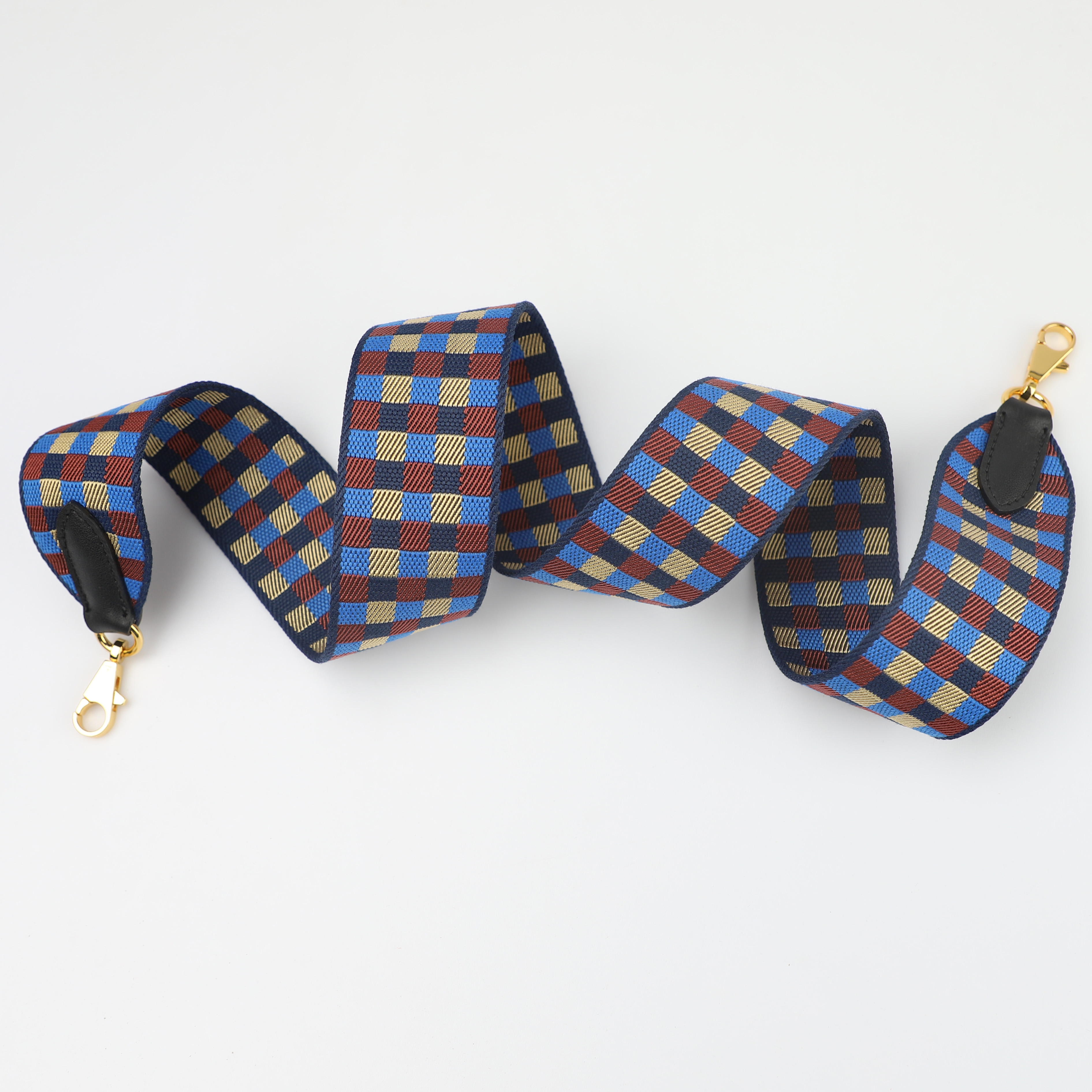 Maxi Quadrille 50mm Canvas bag strap,Crossbody bag strap,Guitar strap