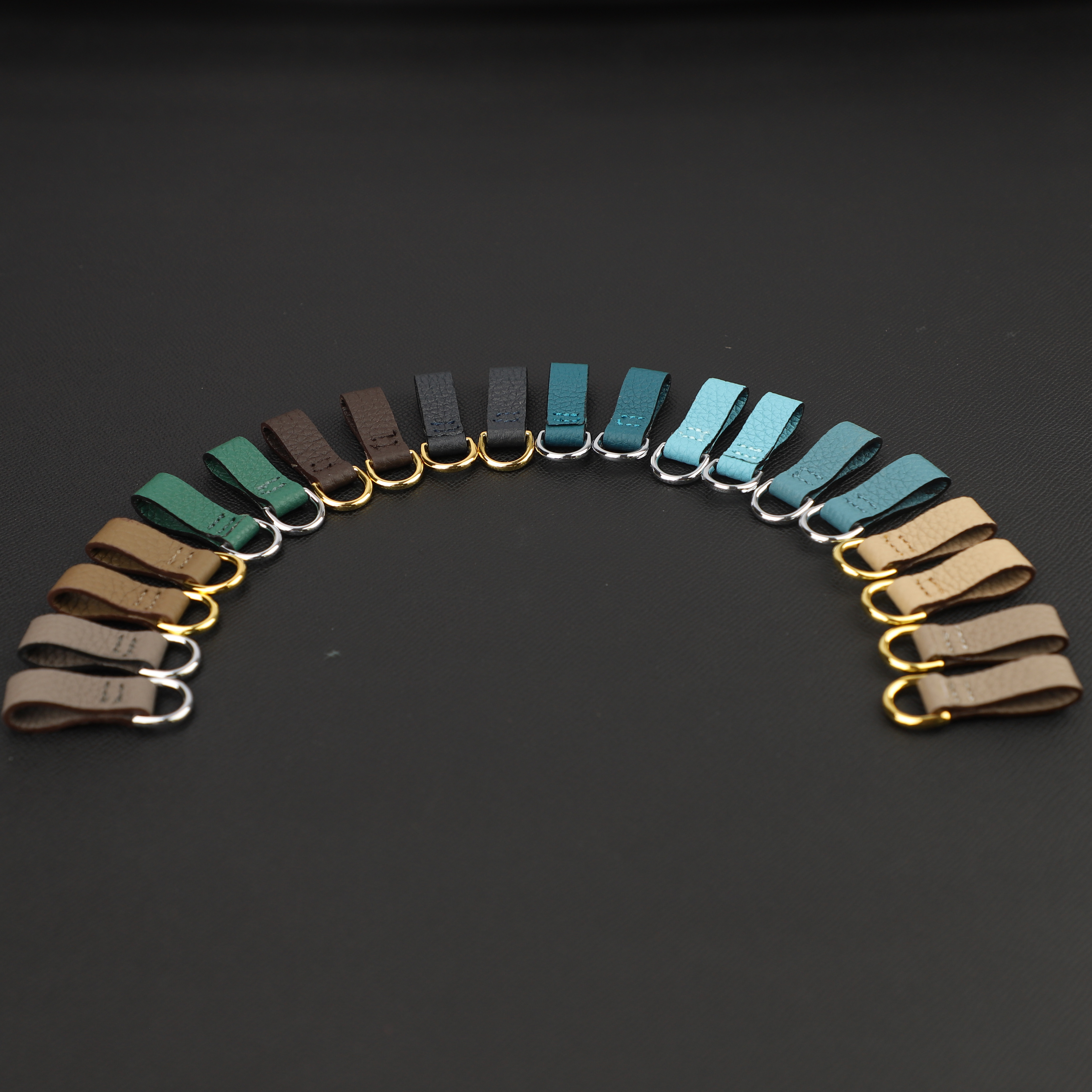 Togo leather small goods Epsom Leather Birkin/Kelly Pochette Rings Connect the Shoulder Strap