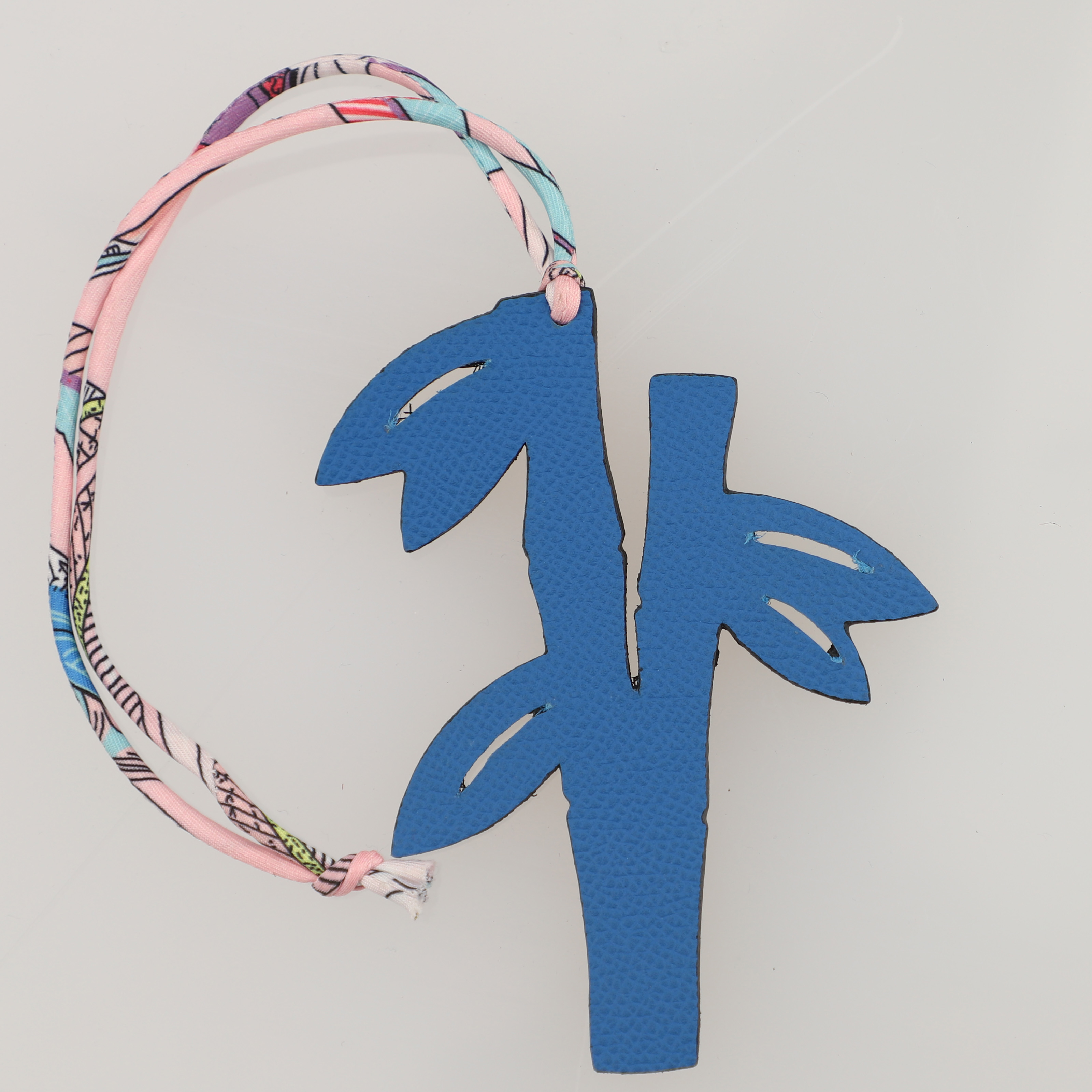 Epsom Leather and togo leather Petit H Charm bamboo Bag Charm Key Holder,bag charm