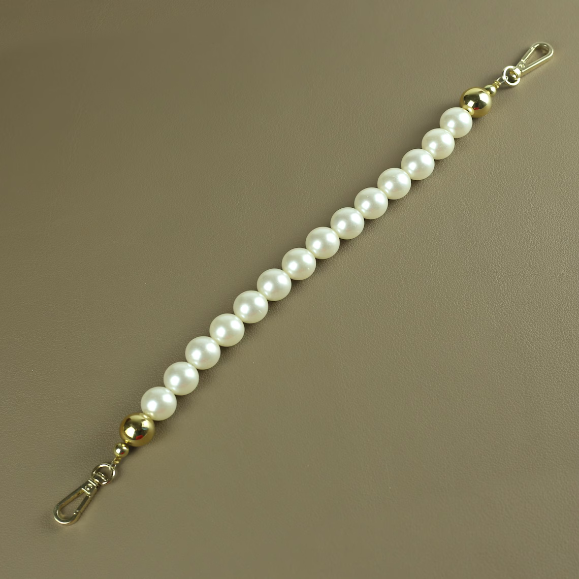 Pearl High Quality Purse Chain,Pearl Purse Handle ,Alloy and Pearl, Metal Shoulder Handbag Strap,Bag Strap, Bag Accessories