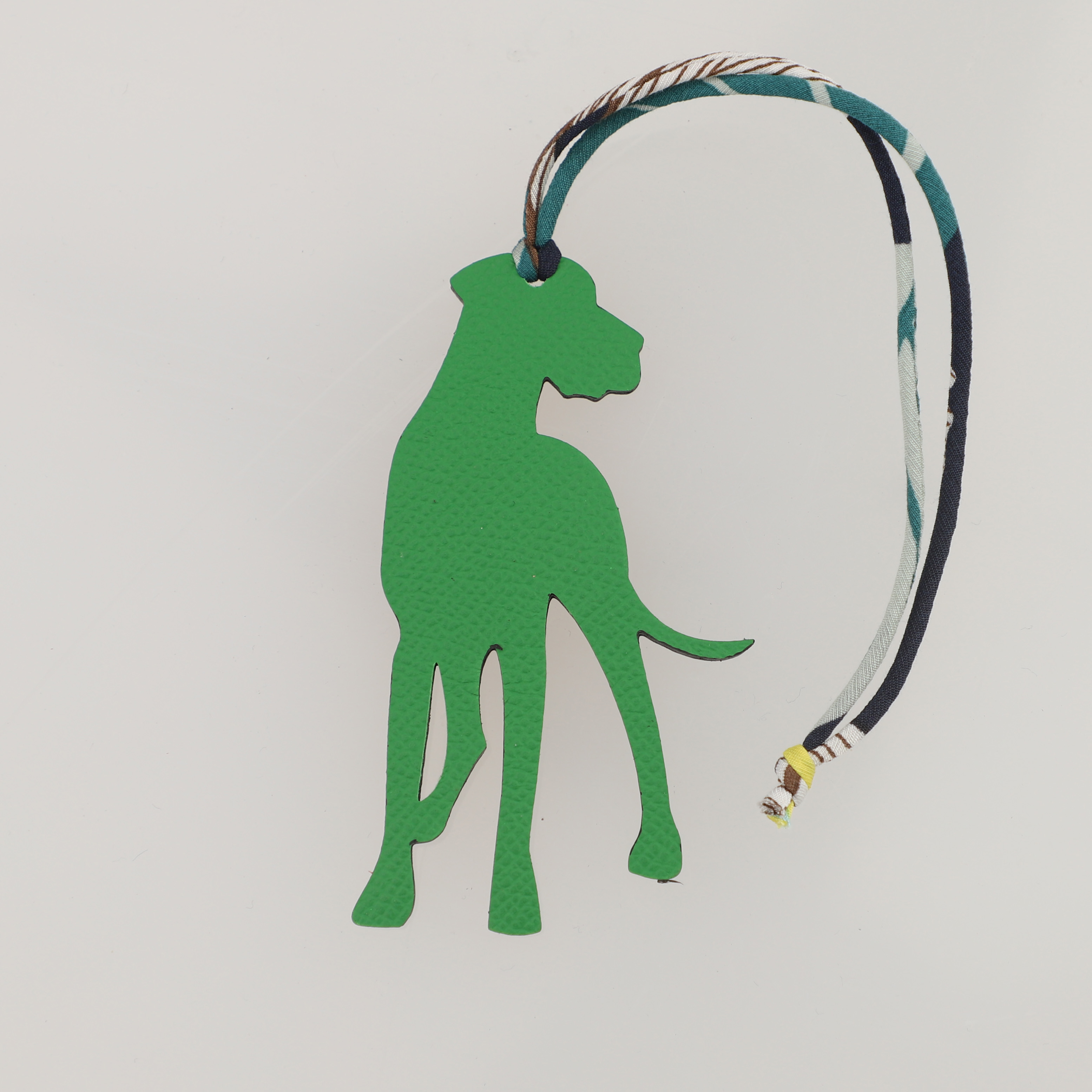 Epsom Leather and togo leather bulldog Bag Charm Key Holder,bag charm