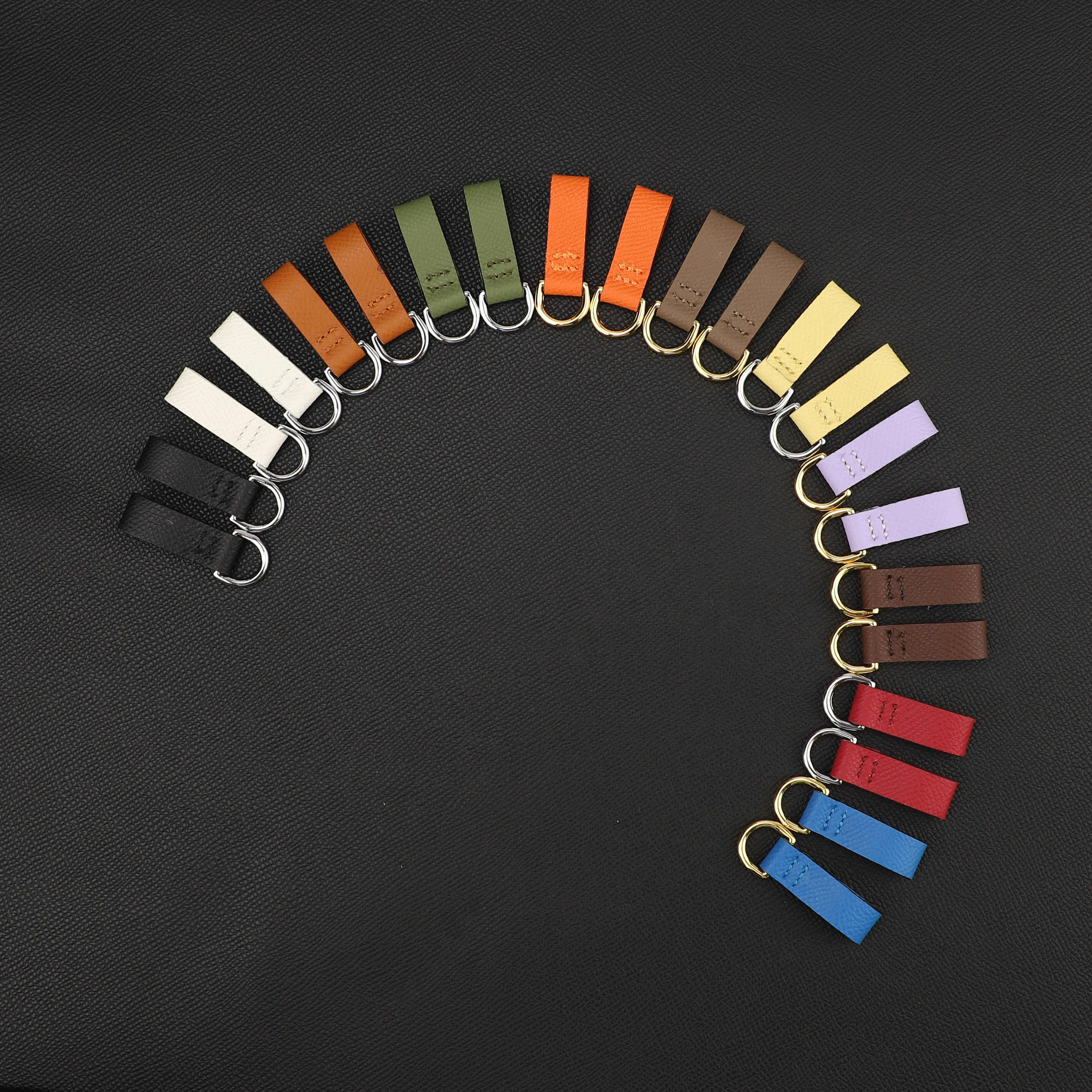 Epsom Leather Birkin/Kelly Pochette Rings Connect the Shoulder Strap