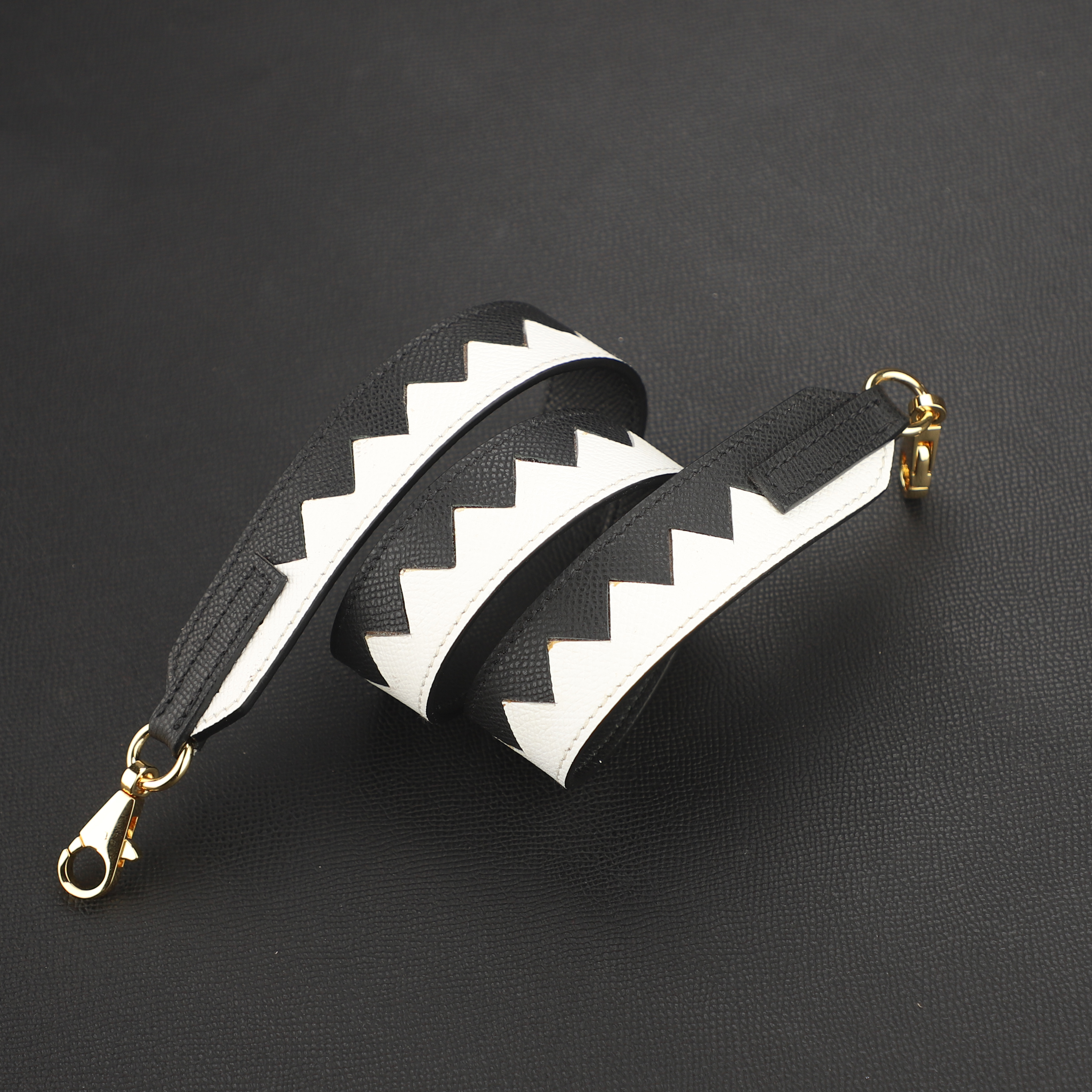 Custom The Epsom Leather 30mm Tressage Au Galop Shoulder Strap For kelly bag strap,bolide bag strap , epsom leather kelly bag strap