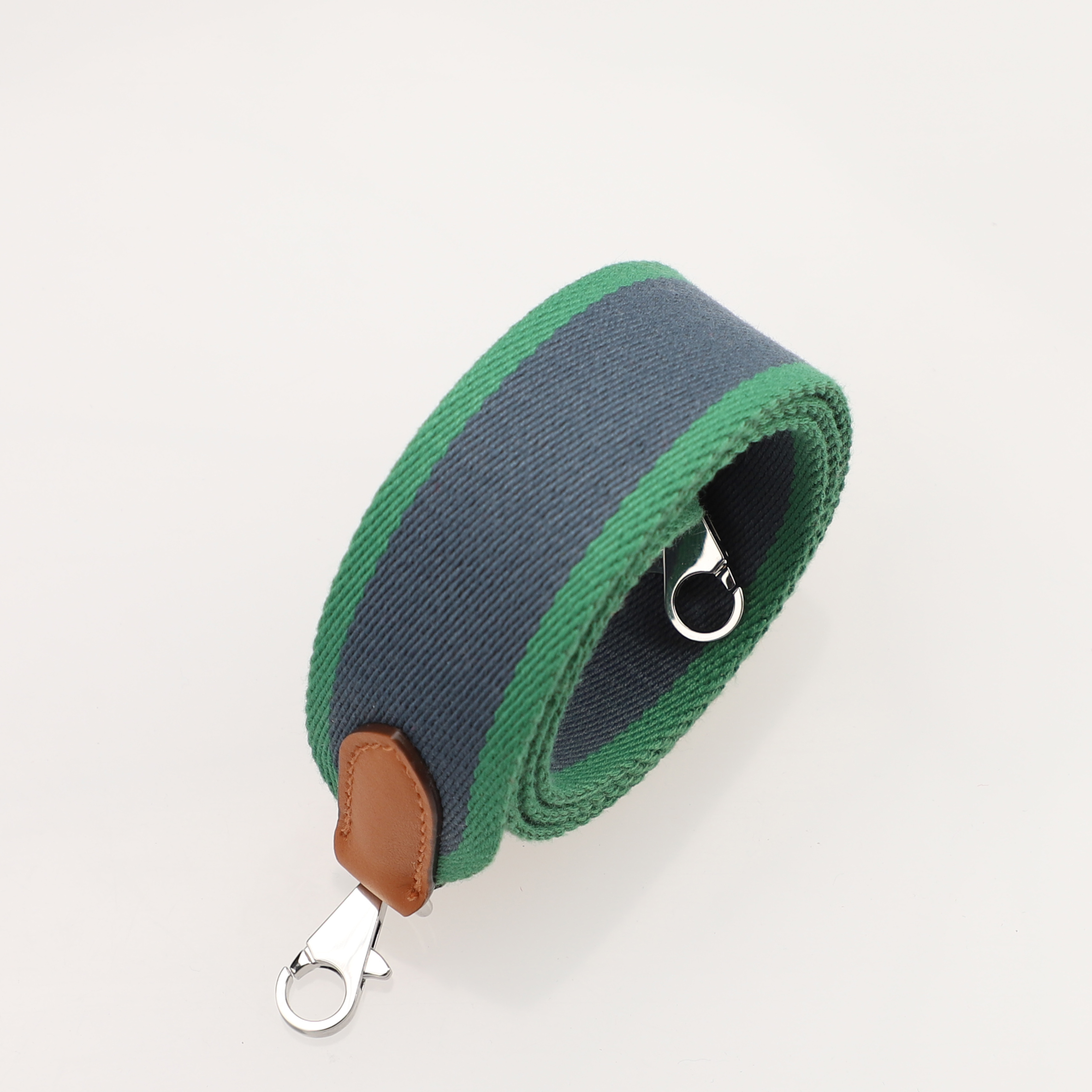 Handamde The 2" wide Canvas and Swift leather shoulder strap for brand bag,guitar strap,crossbody strap