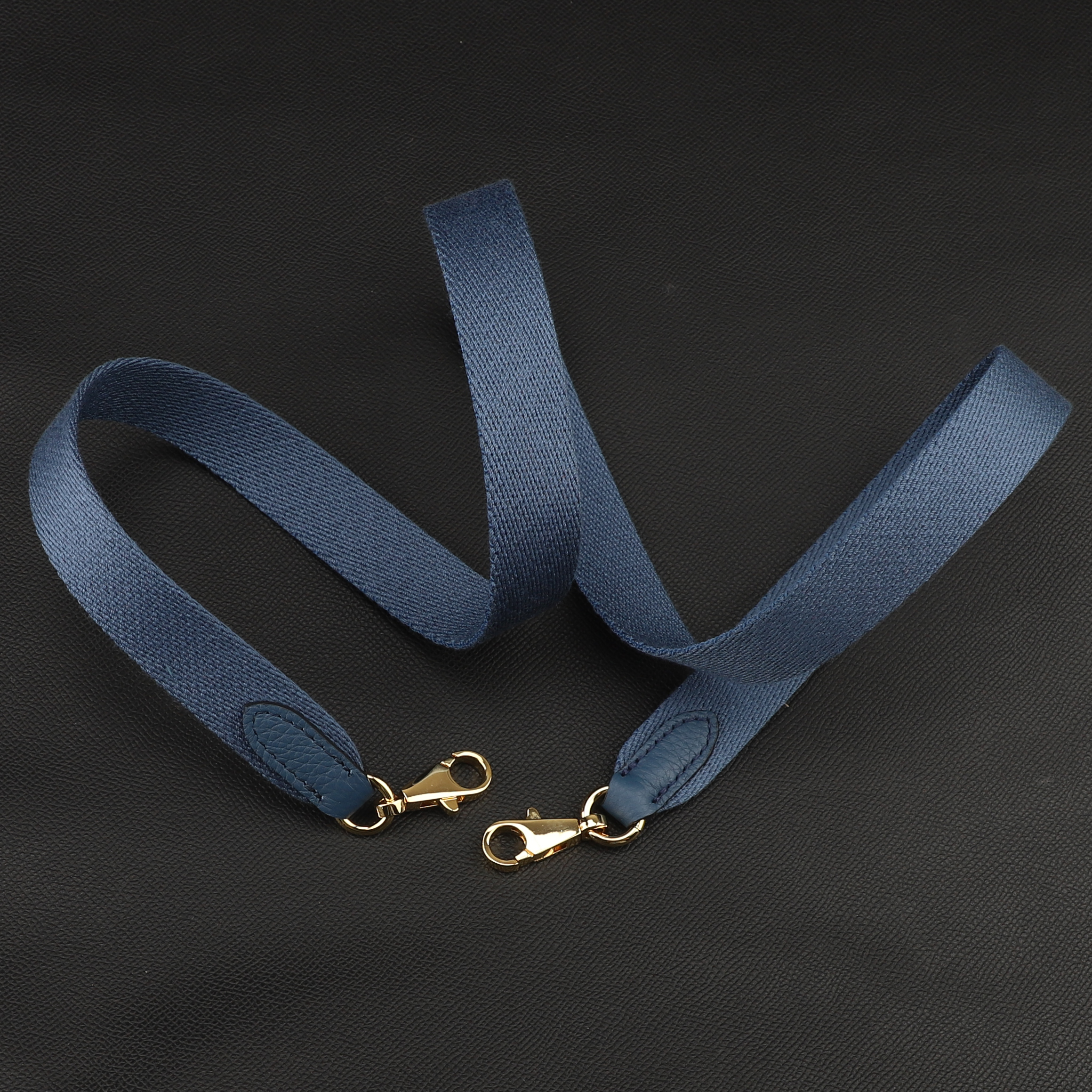 Handmade The 1“ Pure Cotton fabric and leather shoulder strap for Evelyne bag,Crossbody strap for Evelyne bag