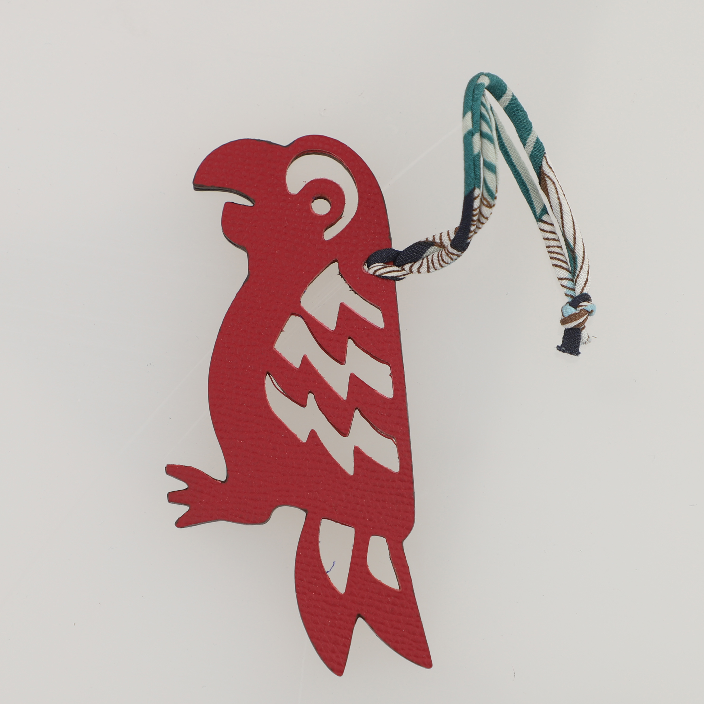 Epsom Leather and togo leather Petit H Charm Petit H parrot charm Bag Charm Key Holder,bag charm