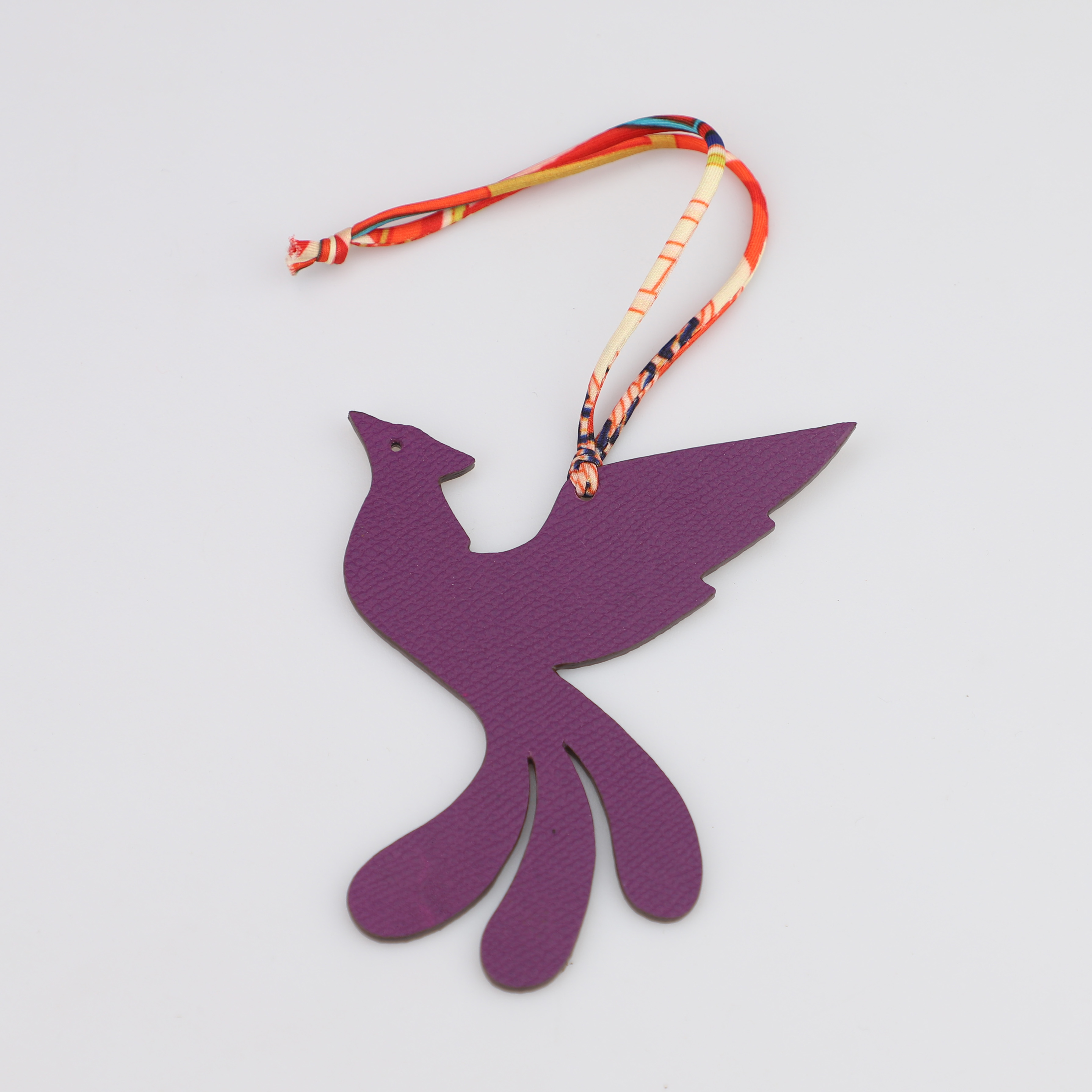 Epsom Leahter and Togo Leather Petit H Charm Phoenix Bag Charm