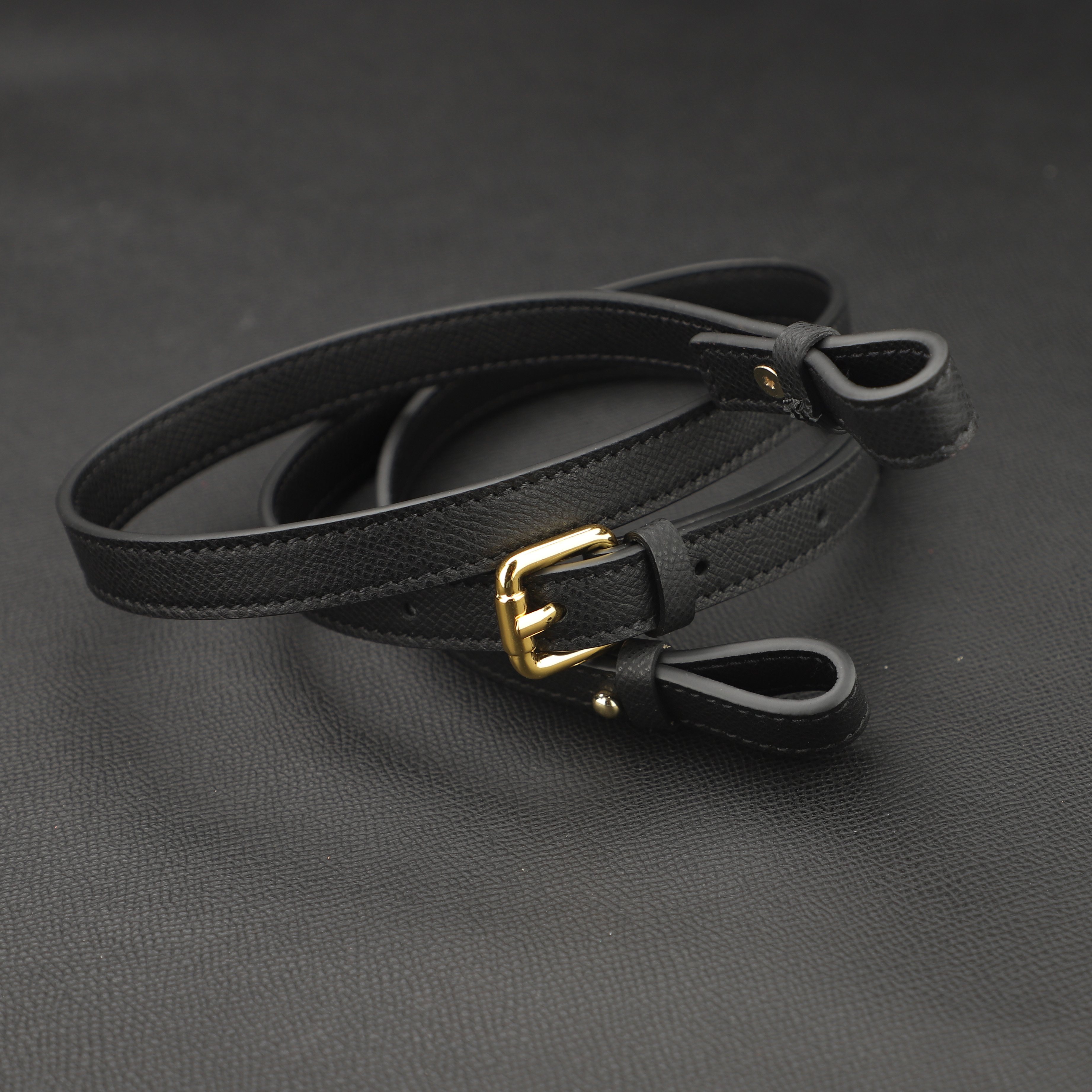 2cm Width Black Epsom leather Adjustable Bag Strap,Crossbody bag strap,shoulder bag strap 