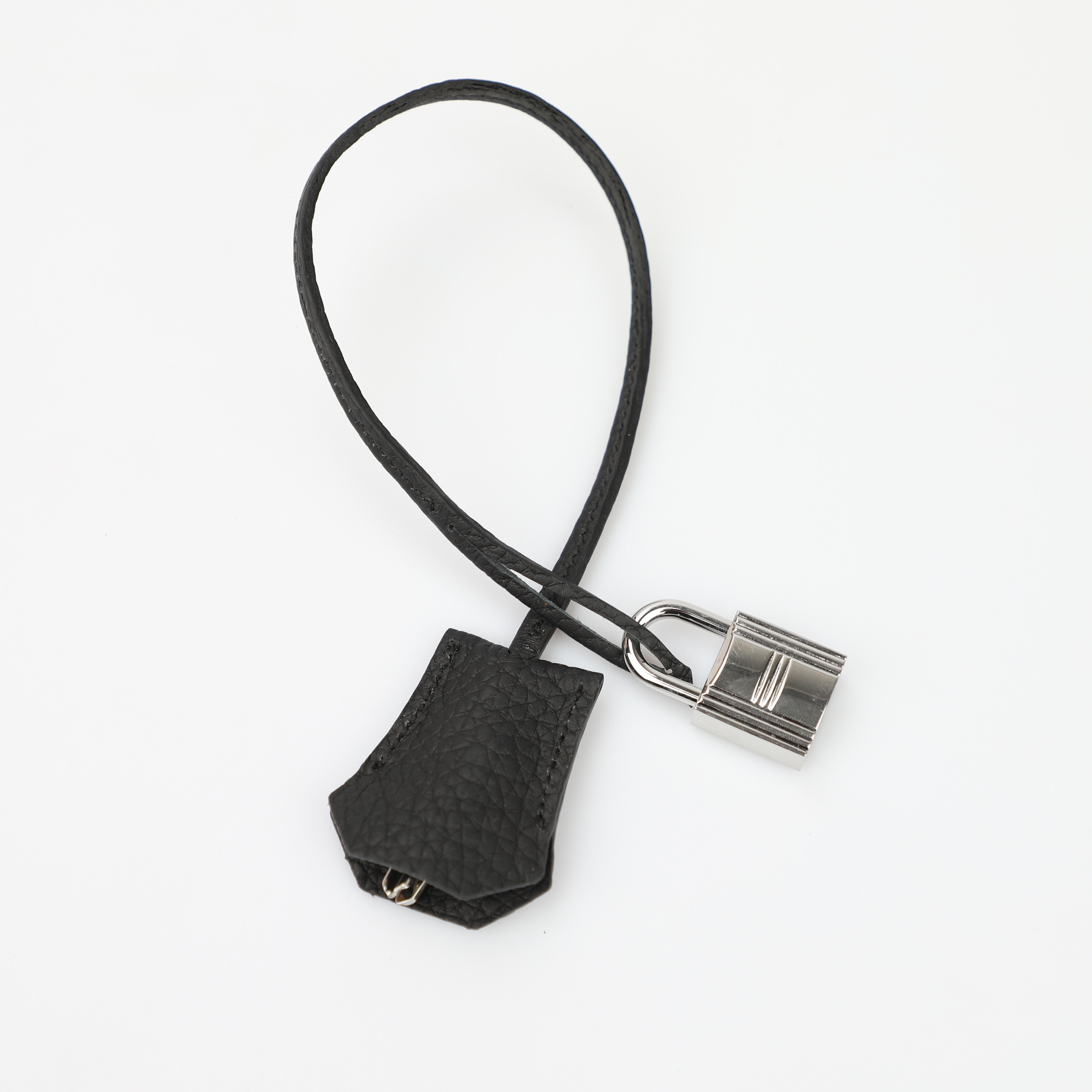 Togo Leather Clochette Lock and Key