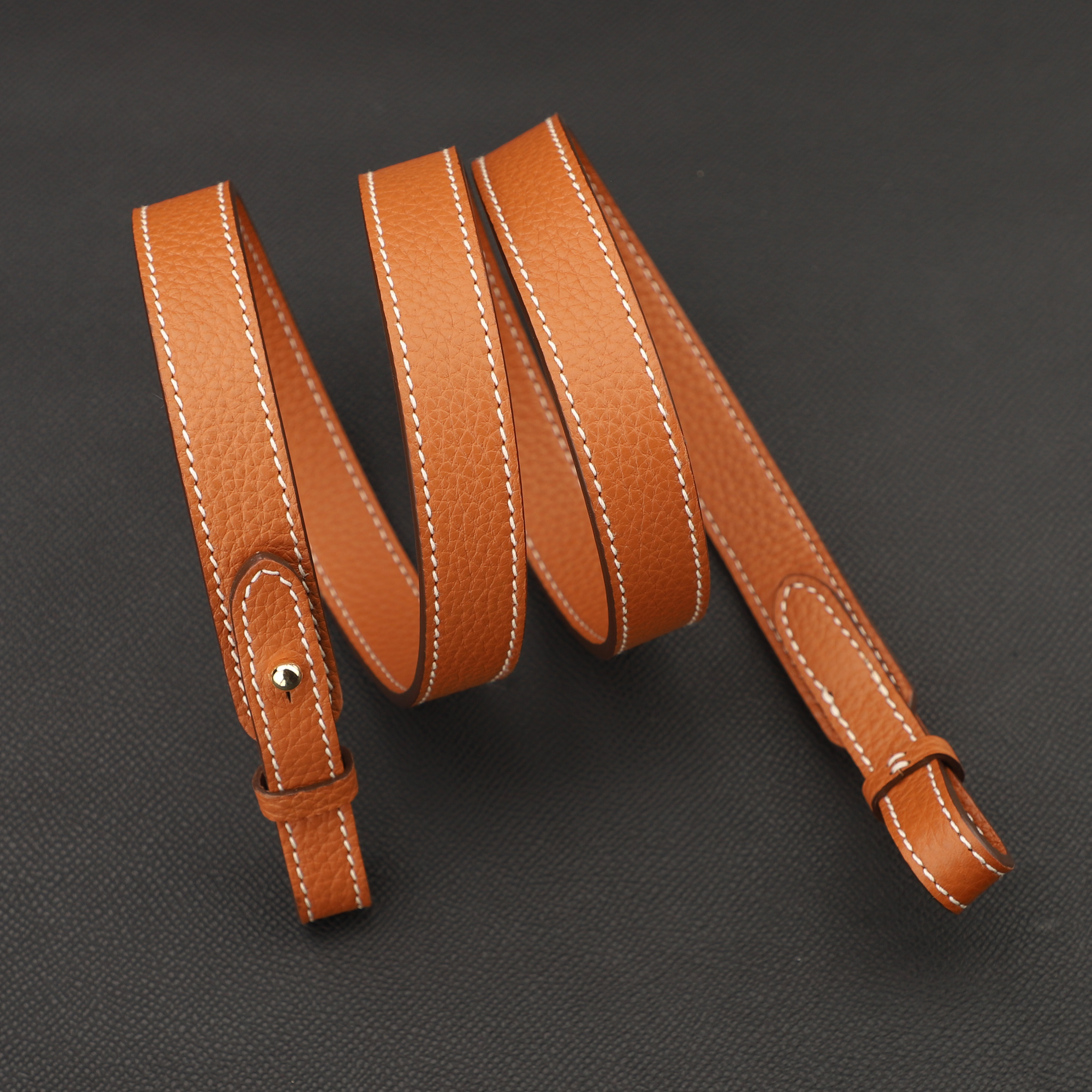 Customized and Handmade The Togo Leather Shoulder Strap For Evelyne TPM，crossbody bag strap