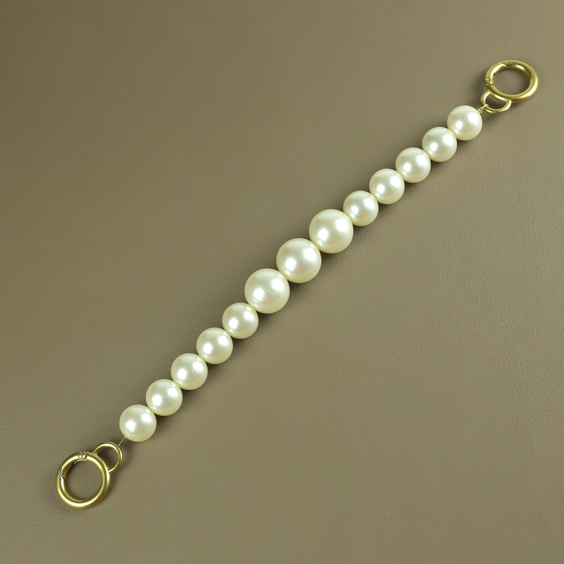 Pearl High Quality Purse Chain,Pearl Purse Handle ,Alloy and Pearl, Metal Shoulder Handbag Strap,Bag Strap, Bag Accessories