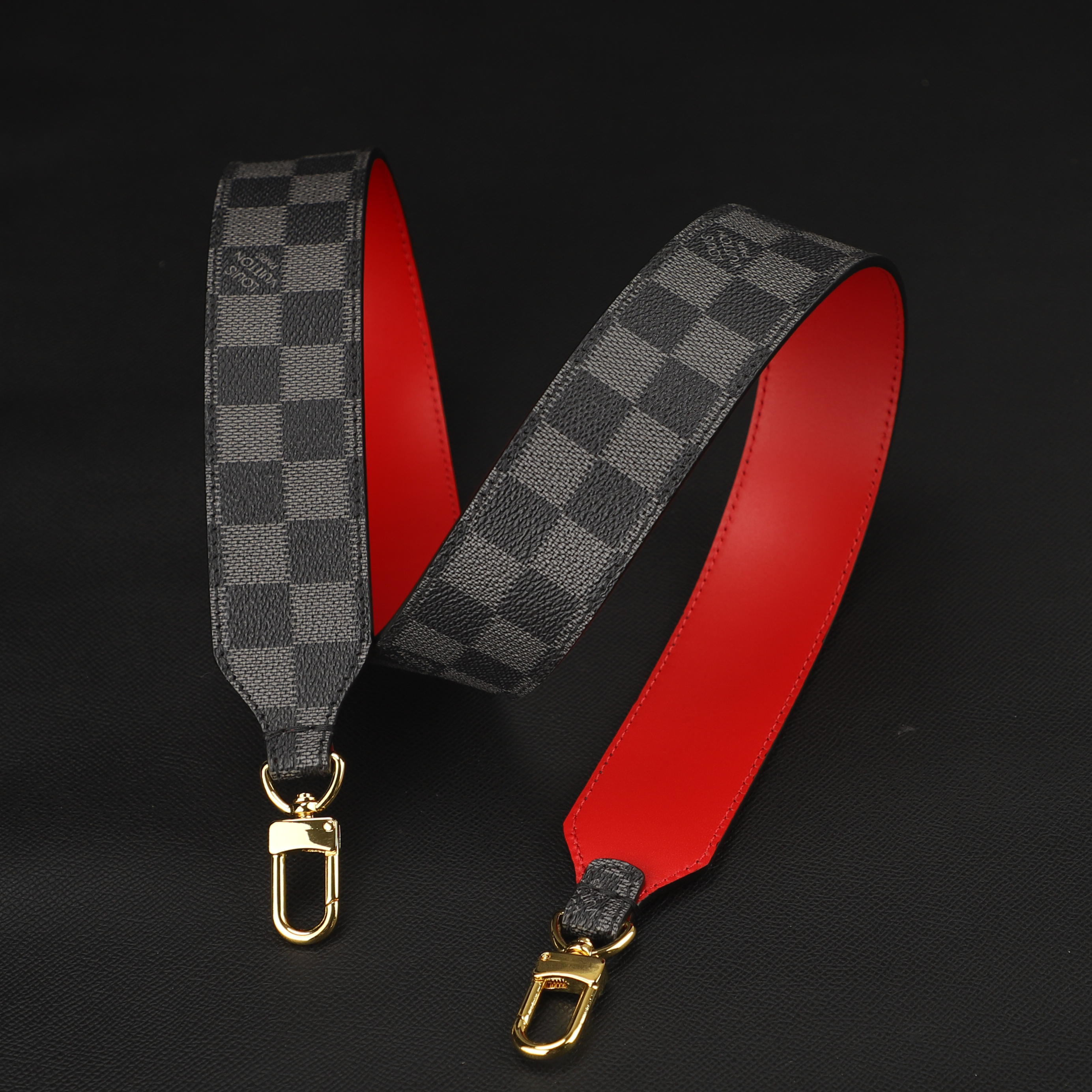 Customized and Handmade The Damier Ebene Greenwich Shoulder Strap,Crossbody Bag Strap