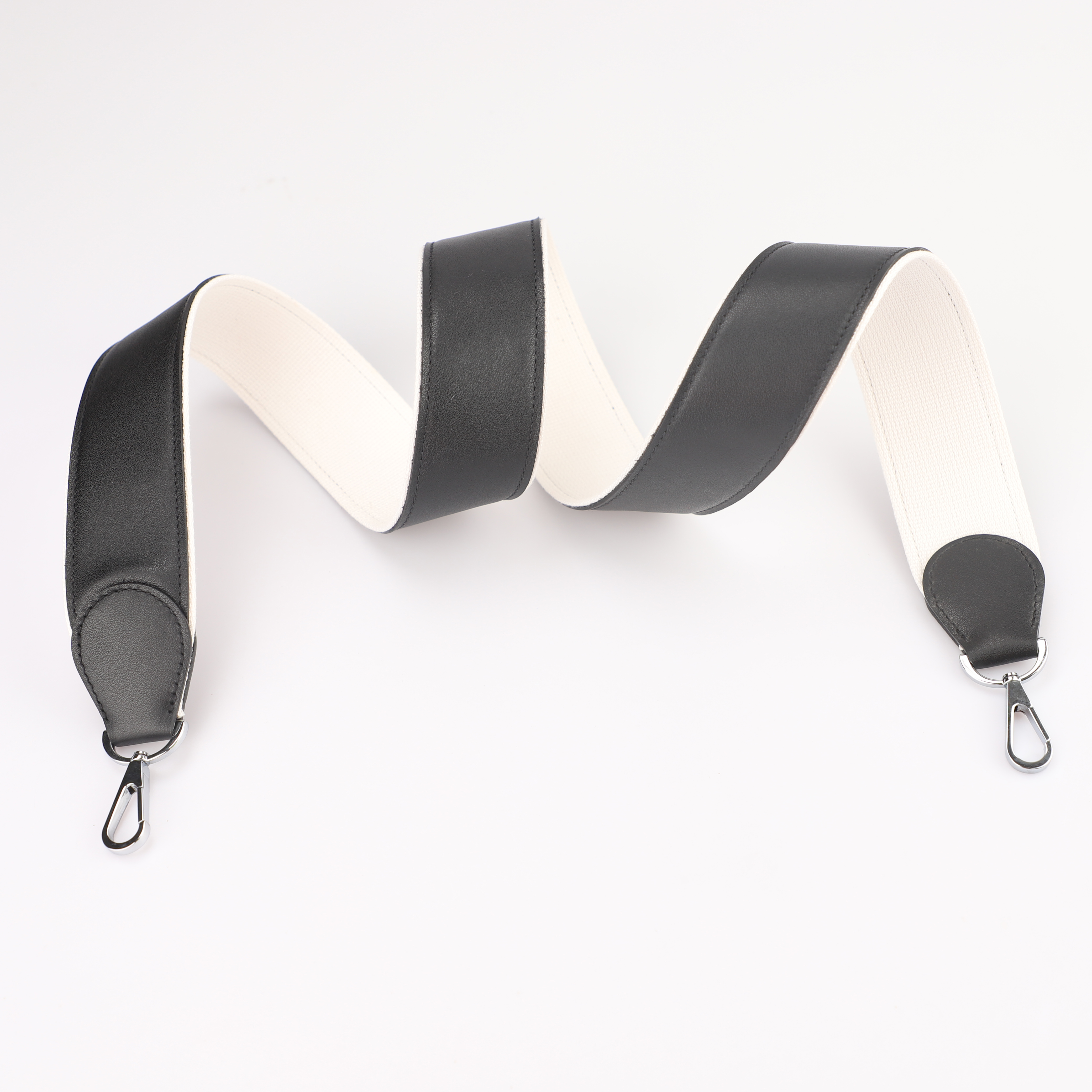 Webbing Adjustable Crossbody Bag Strap with 100% Genuine Leather Tab –  byhands Hand Craft