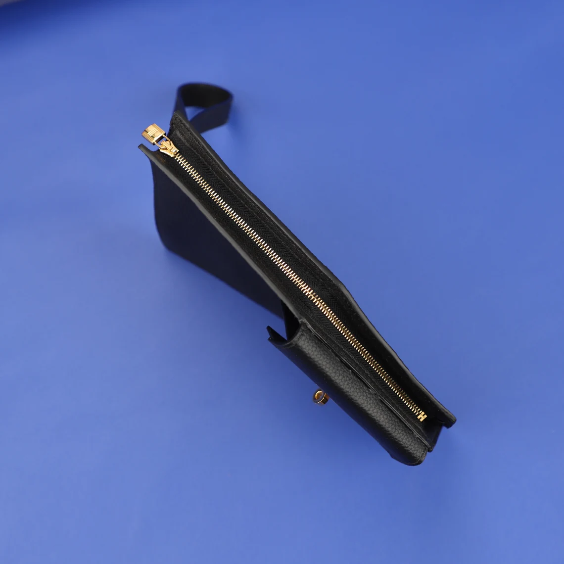 Customize and Hand stitching Kelly Pocket To Go Leather Clutch bag