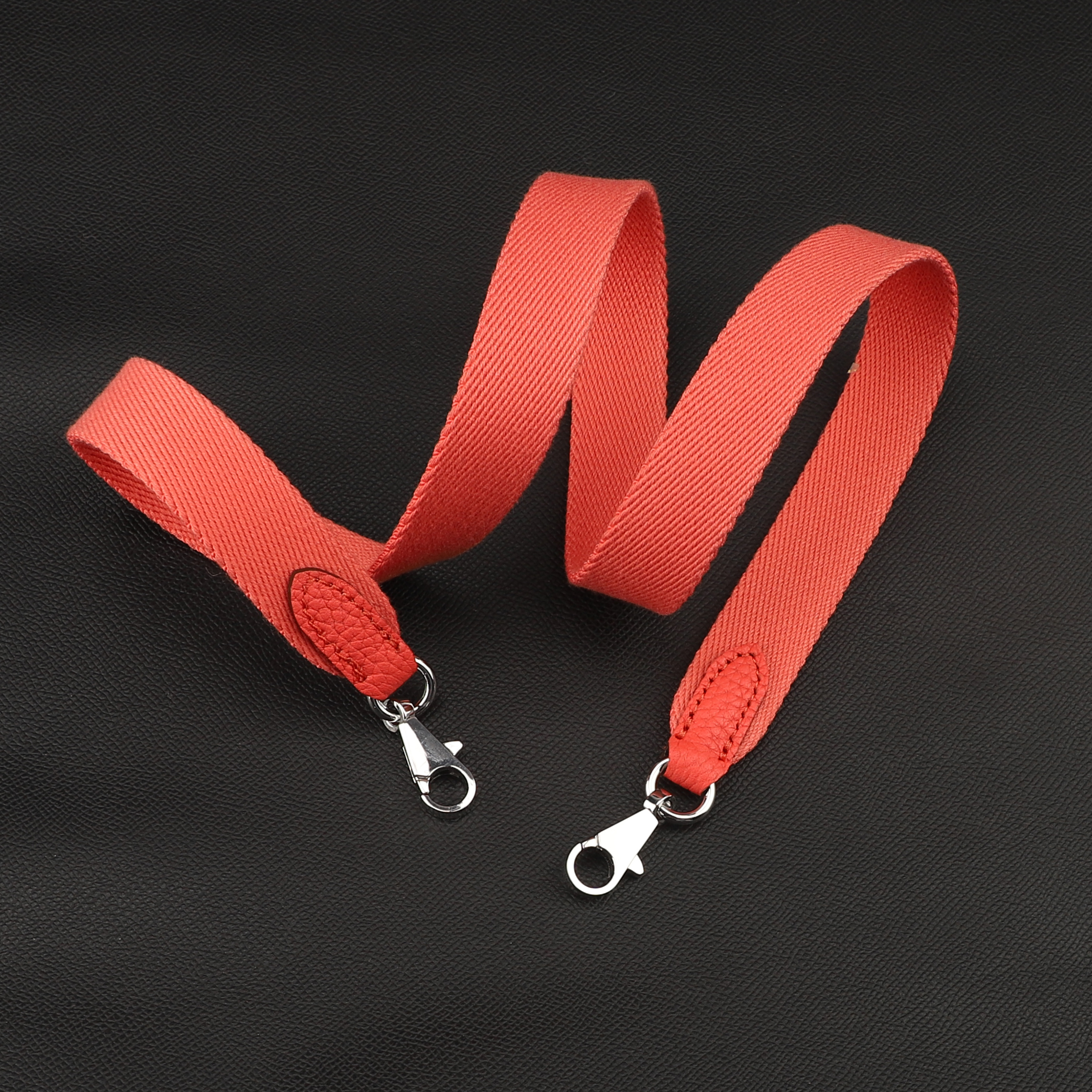 Handmade The 1“ Pure Cotton fabric and leather shoulder strap for Evelyne bag,Crossbody strap for Evelyne bag