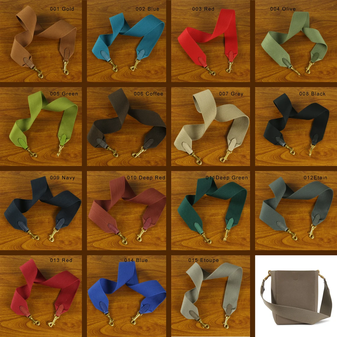 2.5 inch width canvas shoulder bag strap for Sangle bag,15 colours Option