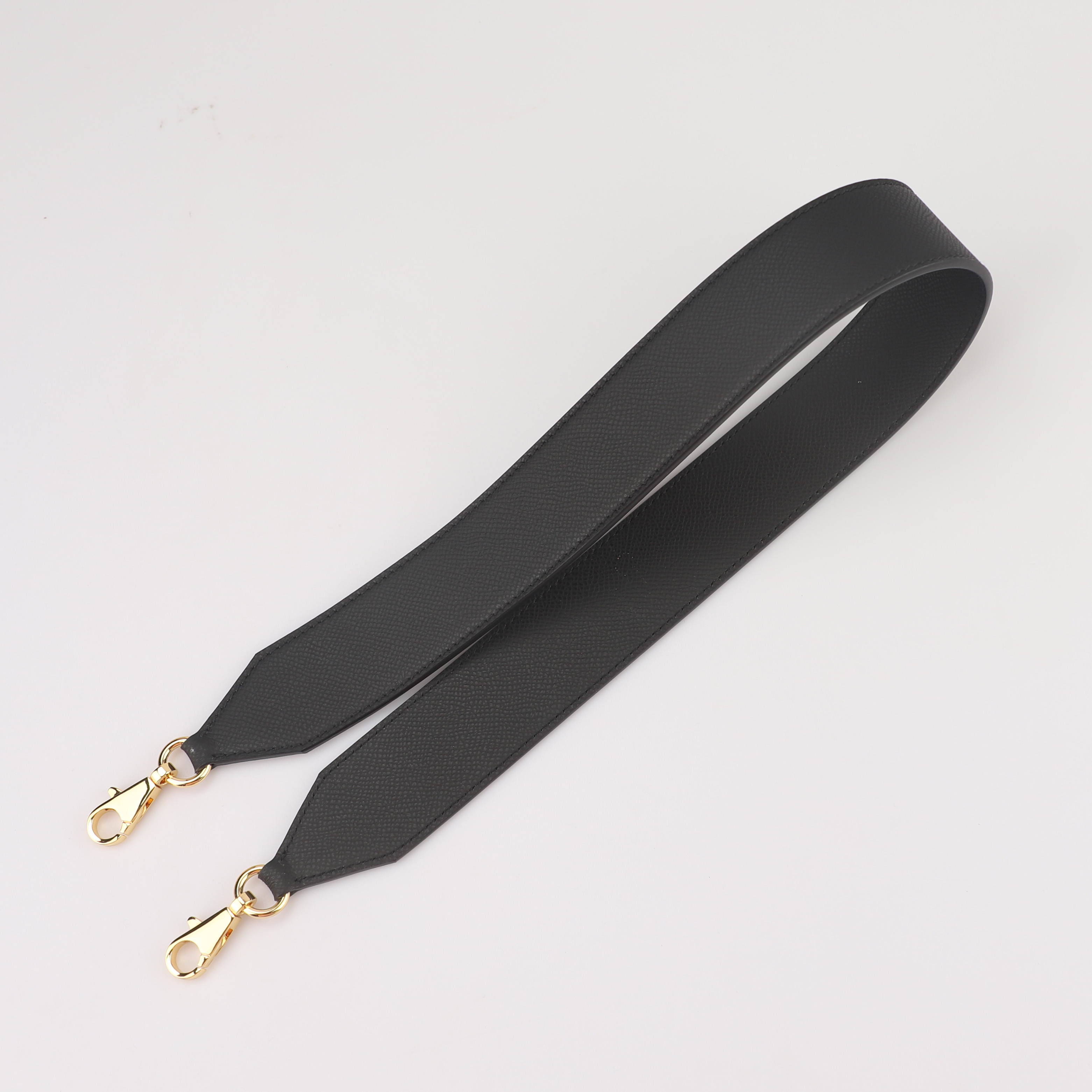 40mm Width Black Epsom Leather Kelly Bag Shoulder Strap,Crossbody Strap For Kelly Bag,Shoulder Strap For Bolide Bag