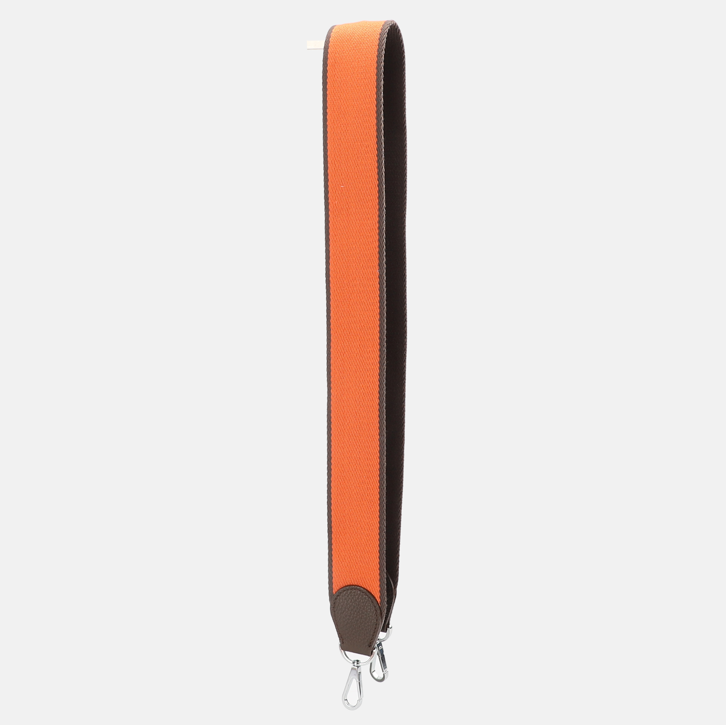 Hermes Orange Canvas Shoulder Strap