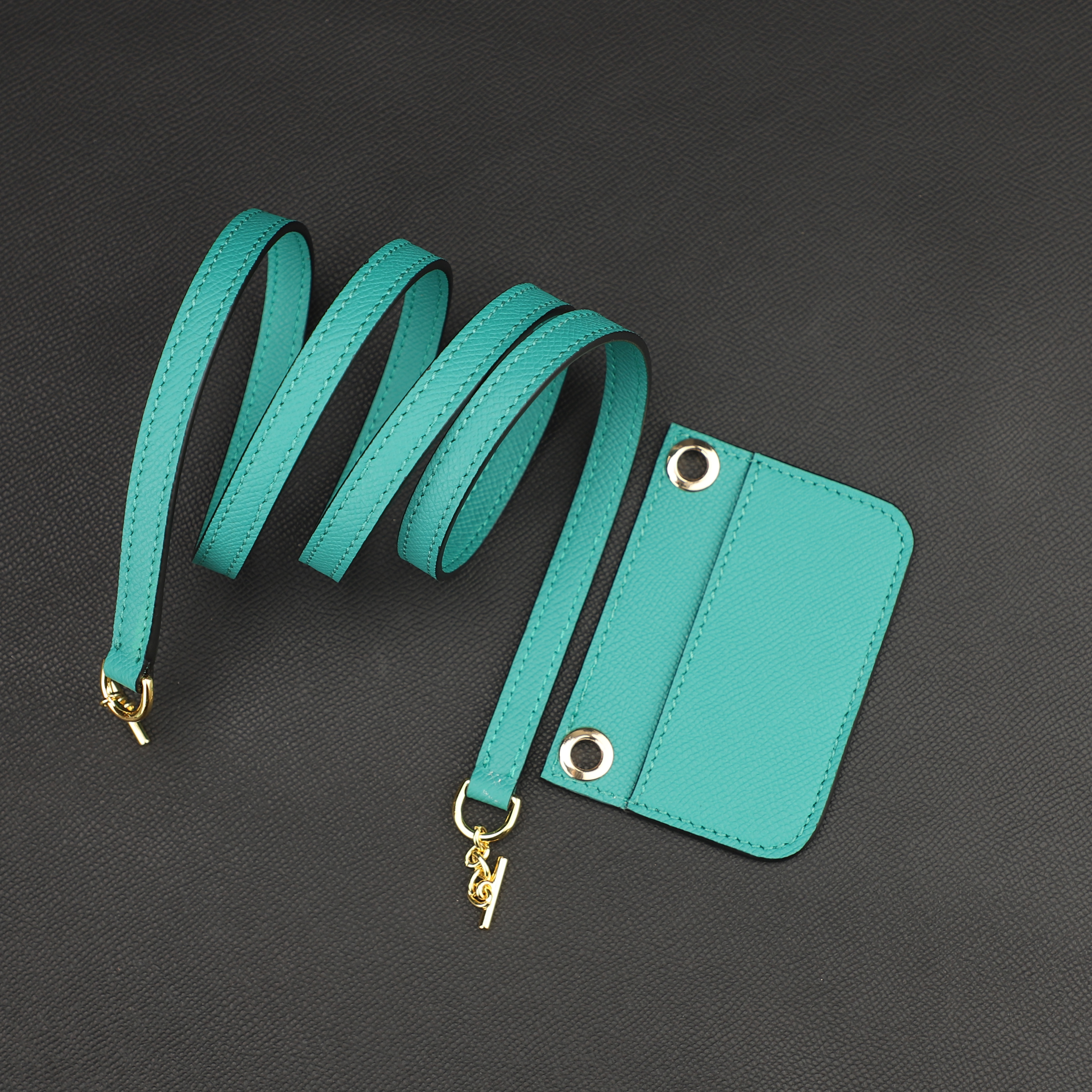 Customized The epsom leather insert and Shoulder strap for Constance Slim wallet