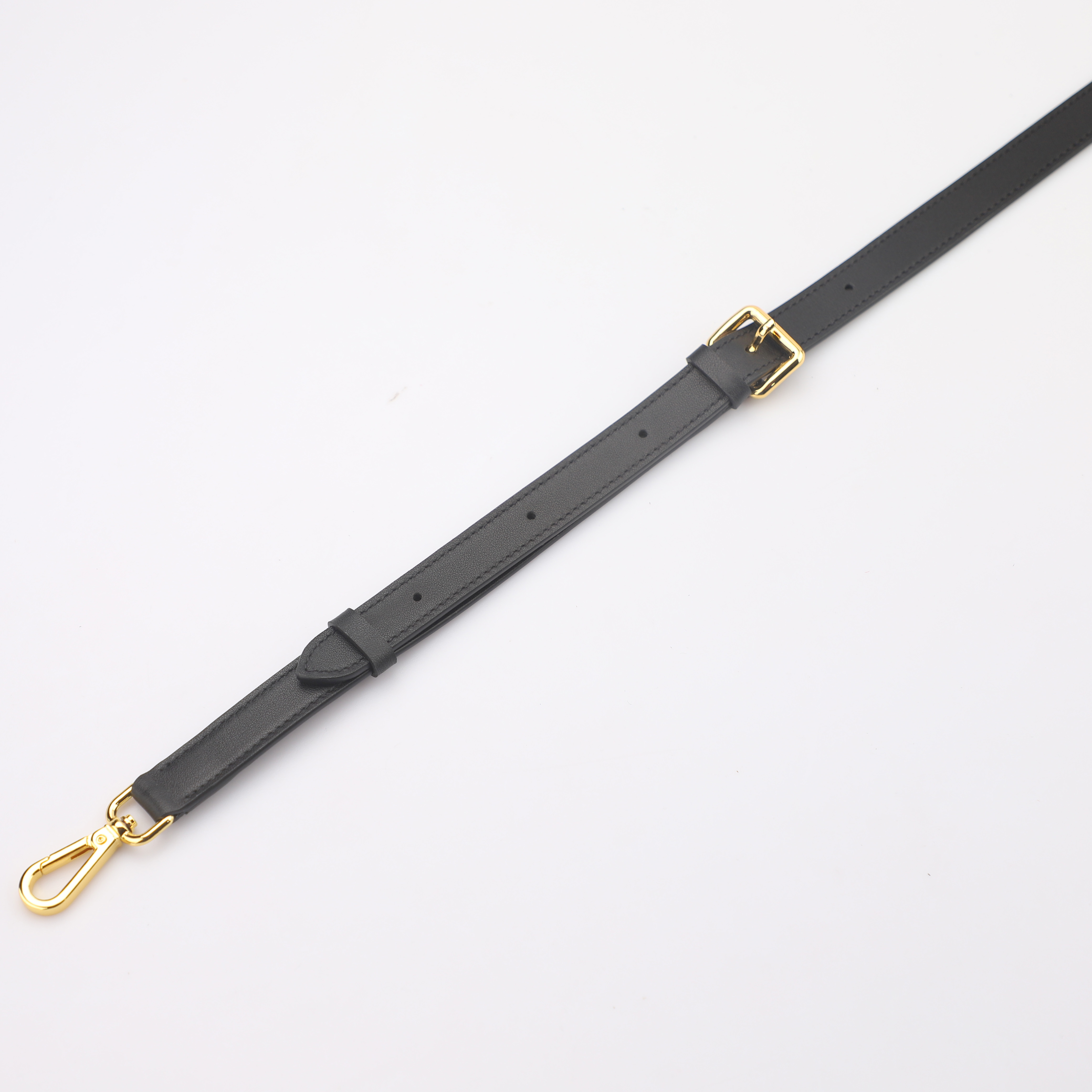 2cm Width Black Swift leather Adjustable Bag Strap,Crossbody bag strap,shoulder bag strap 