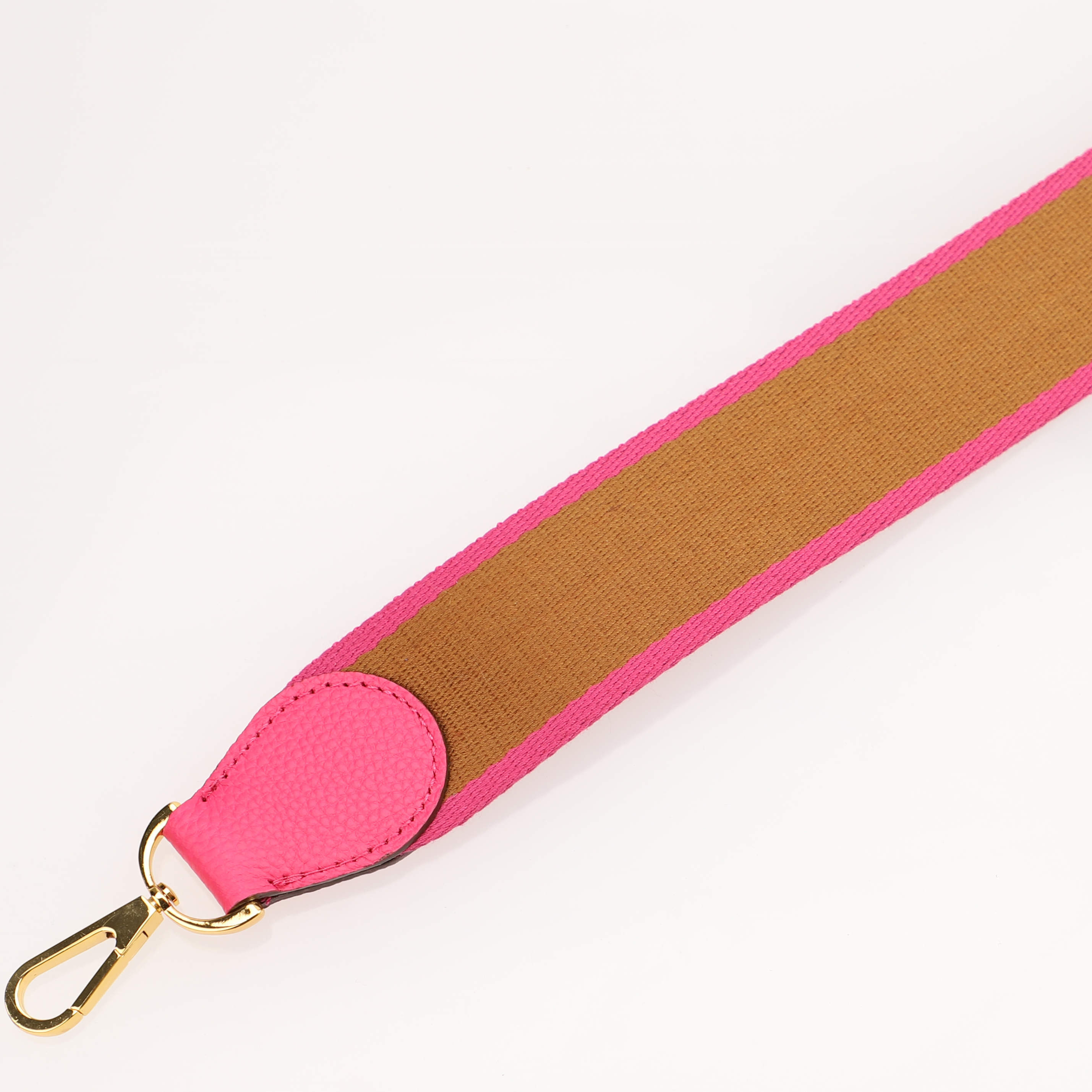 Handamde The 2" wide Bi-colors canvas and togo leather shoulder strap for brand bag,guita strap,crossbody strap