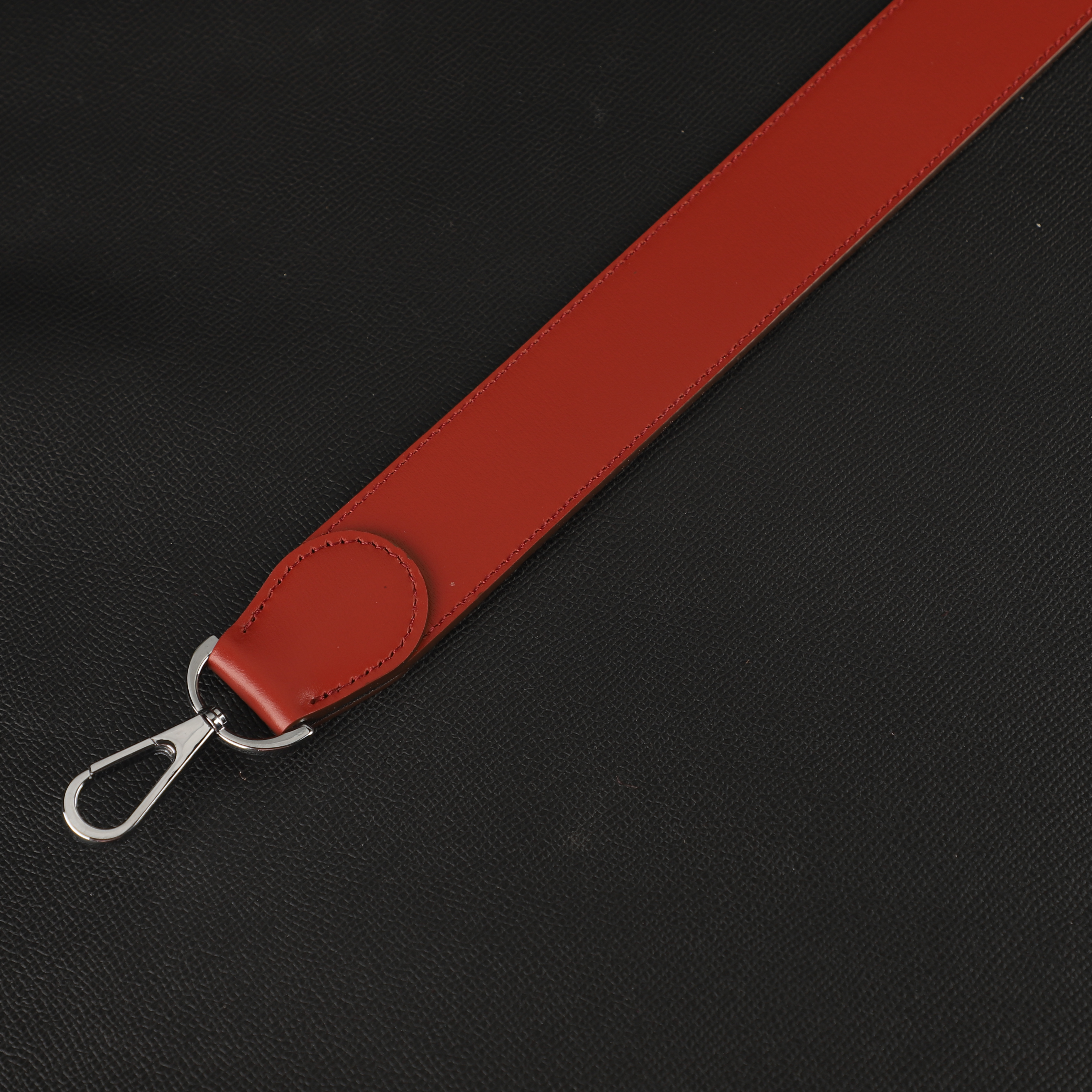 The Swift leather Red Extended single shoulder strap For Kelly Roulis bag,crossbody strap,Guitar strap