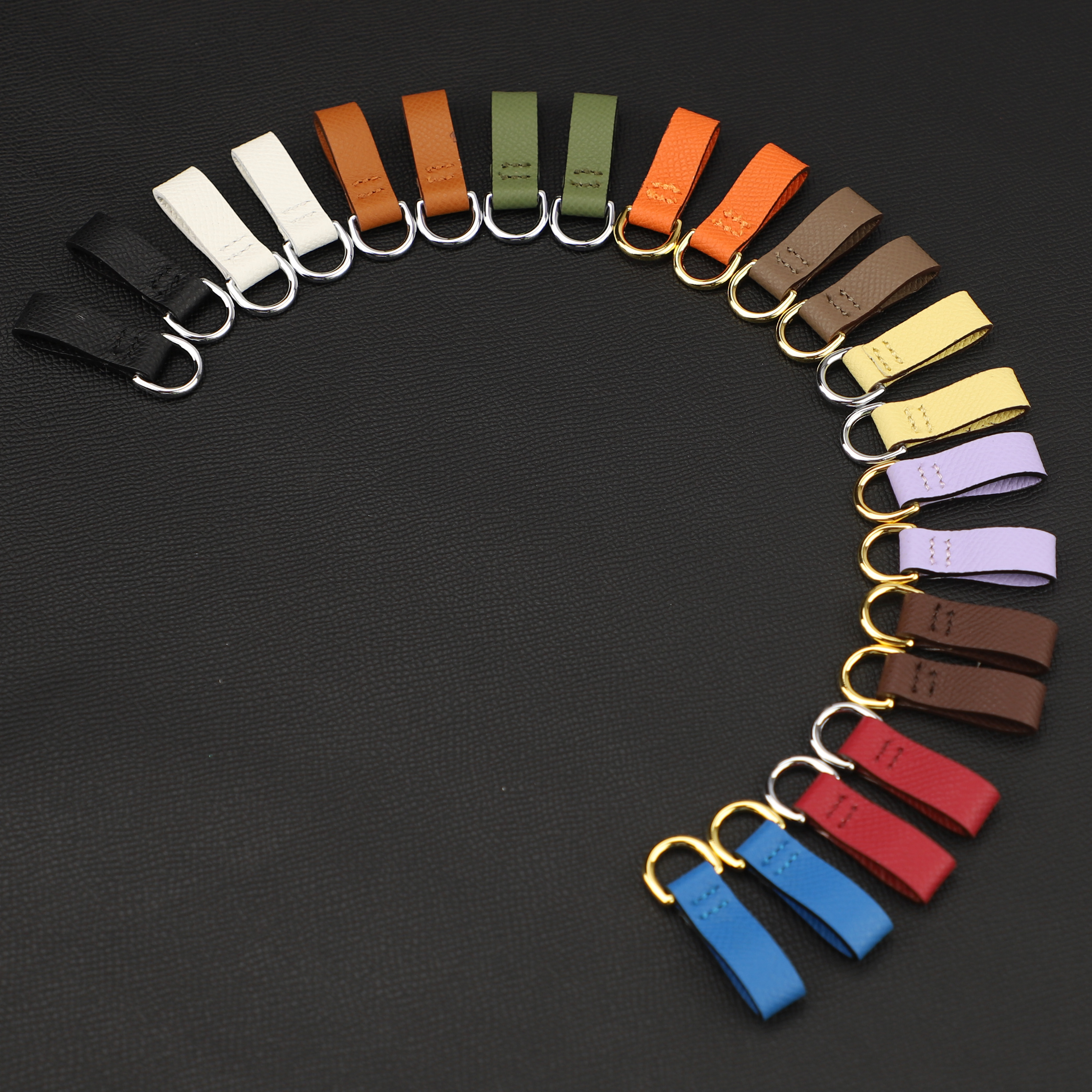 Epsom Leather Birkin/Kelly Pochette Rings Connect the Shoulder Strap