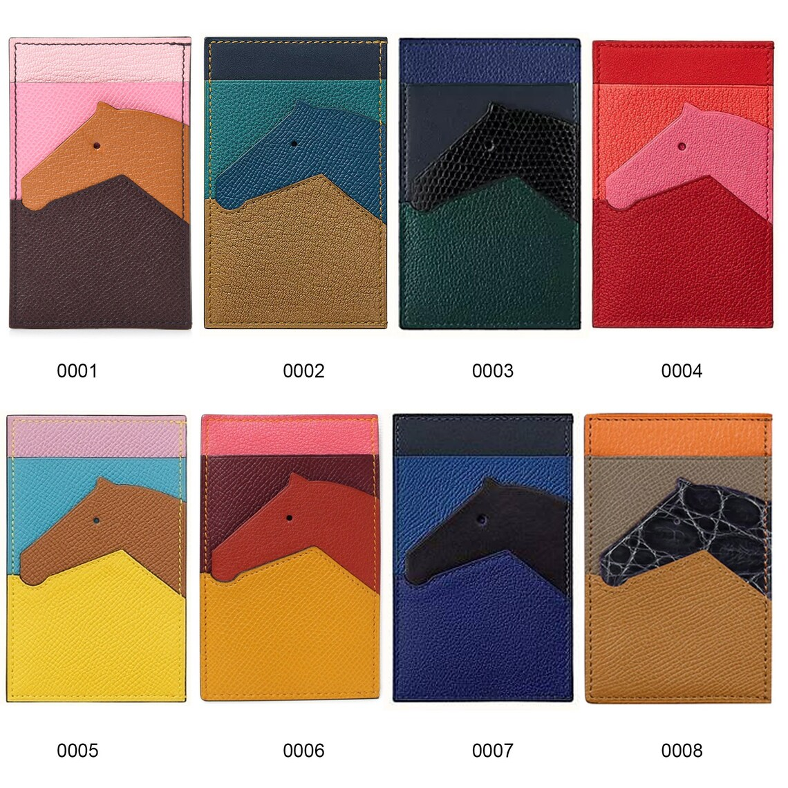 Horse Card holder,Les petits chevaux card holder