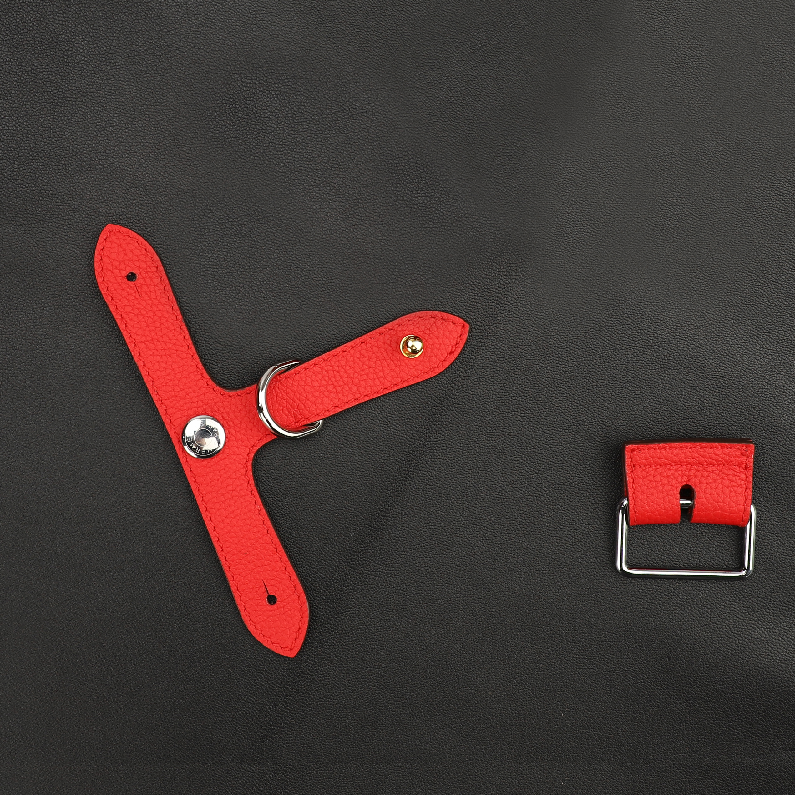 New Design Togo Leather Converter for the bag strap with the Toile Bride-A-Brac Travel Case