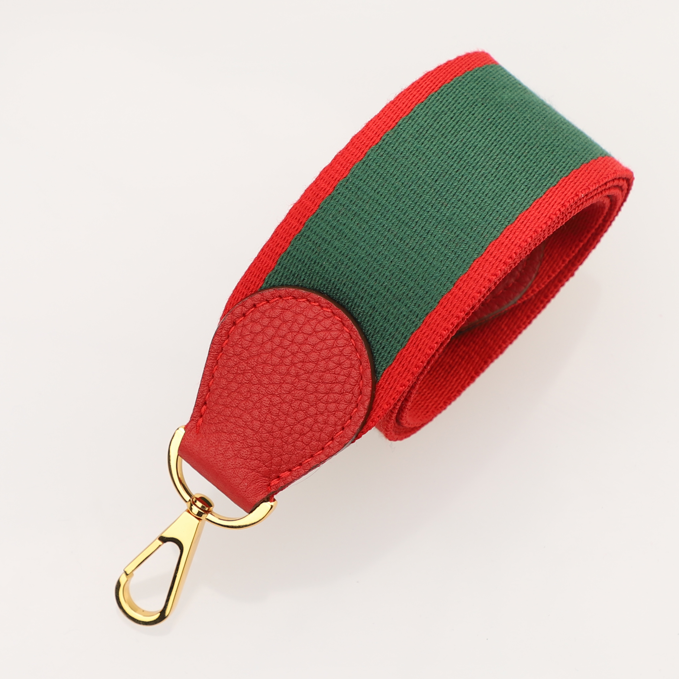 Handamde The 2" wide Bi-colors canvas and togo leather shoulder strap for brand bag,guita strap,crossbody strap