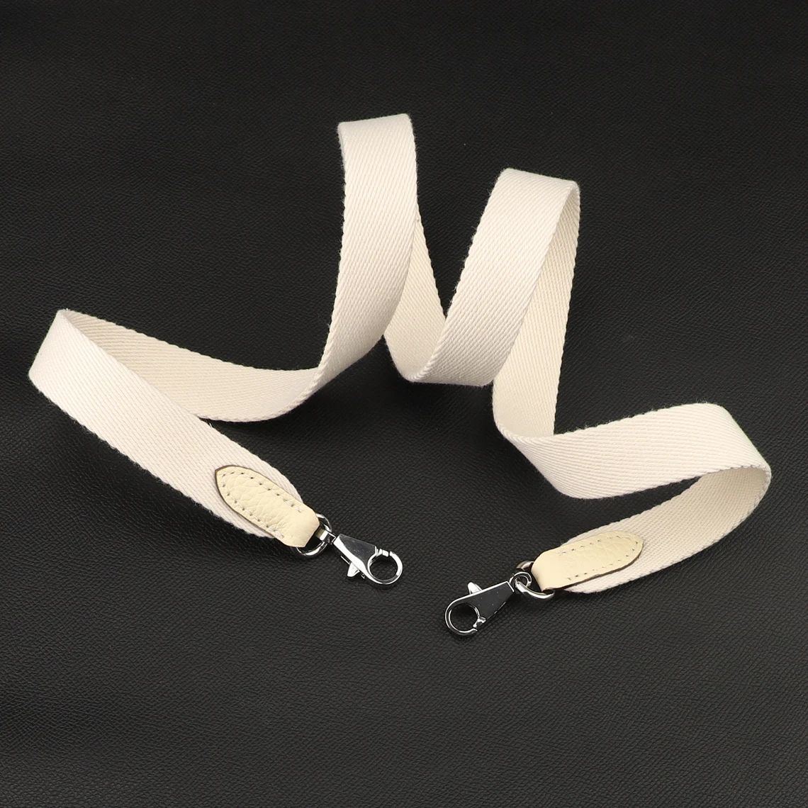 25mm Wide Nata Canvas Crossbody strap for Evelyne TPM bag and other Brand bag,Nata Canvas with togo leather shoulder strap