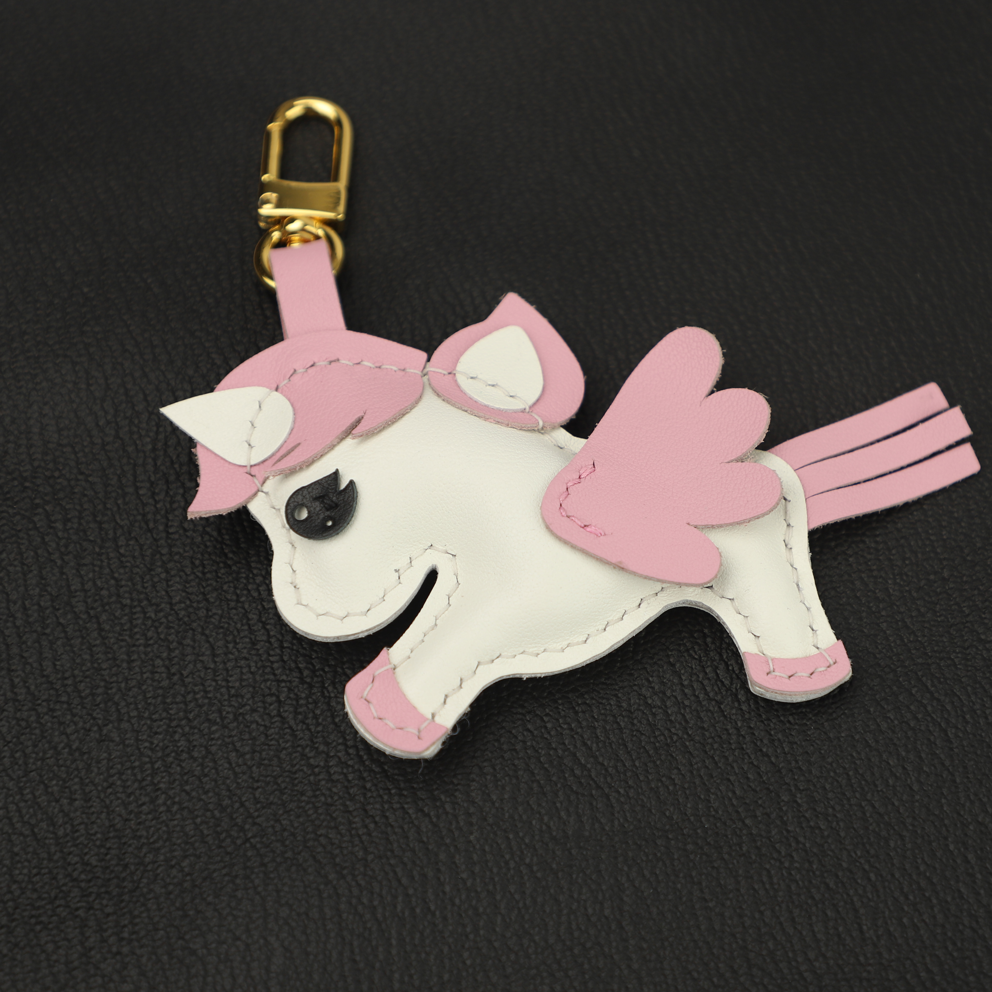 Handmade The Swift leather Robot Unicorn Attack bag charm,Robot Unicorn Attack key chain