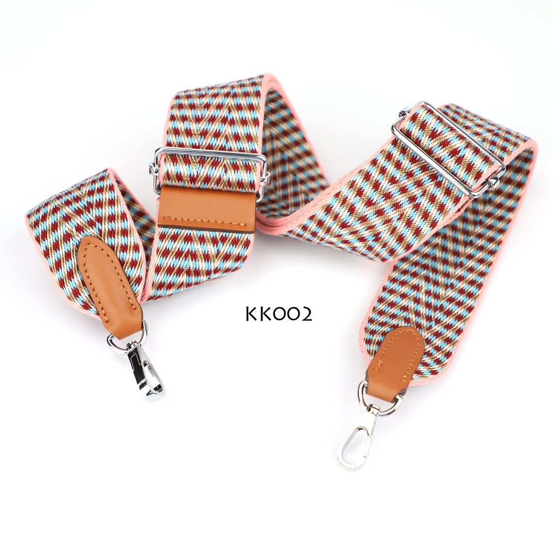 Sangle Zigzag 50 mm Adjustable Shoulder bag strap,Crossbody strap,Guitar strap