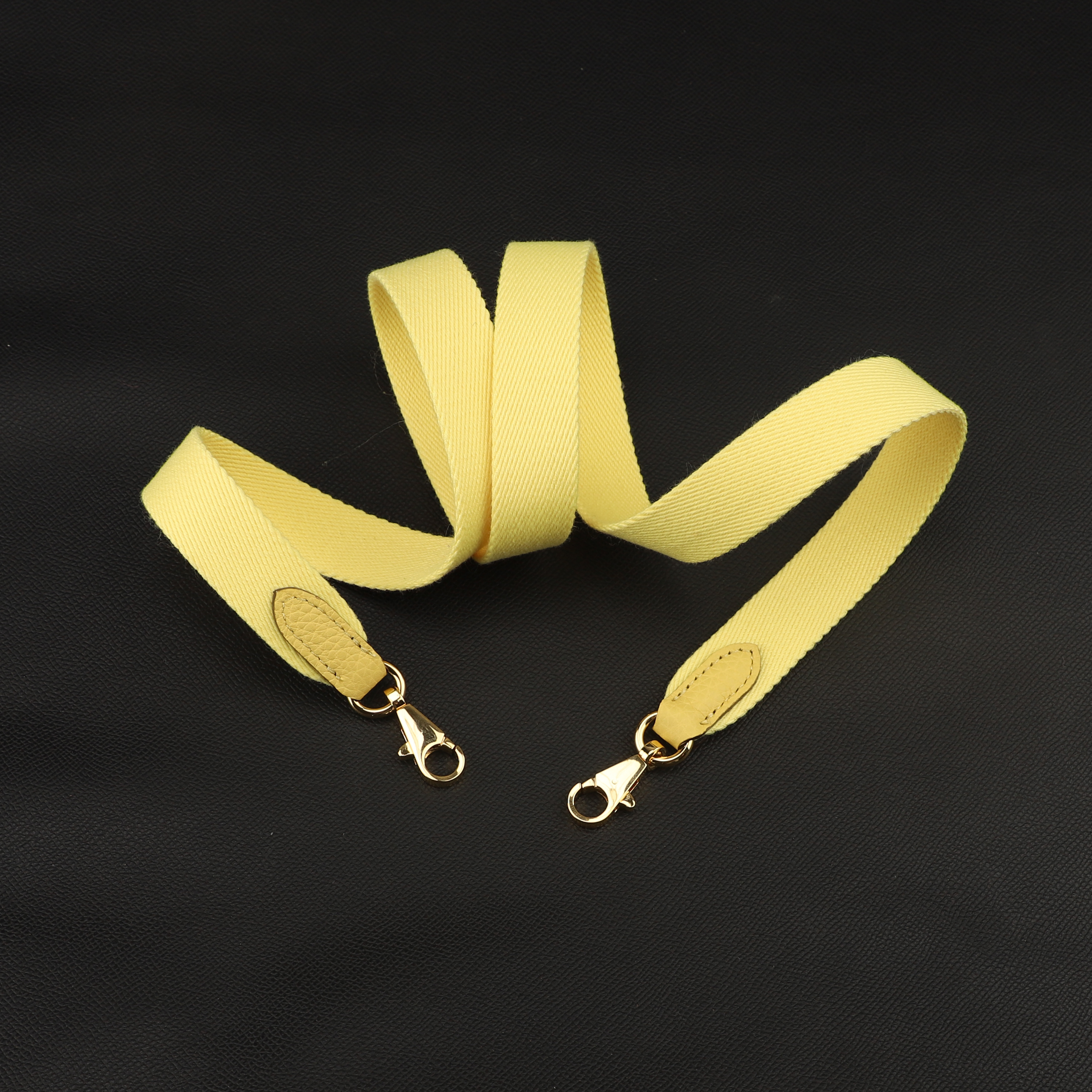 Handmade The 1“ Pure Cotton fabric and leather shoulder strap for Evelyne bag,Crossbody strap for Evelyne bag