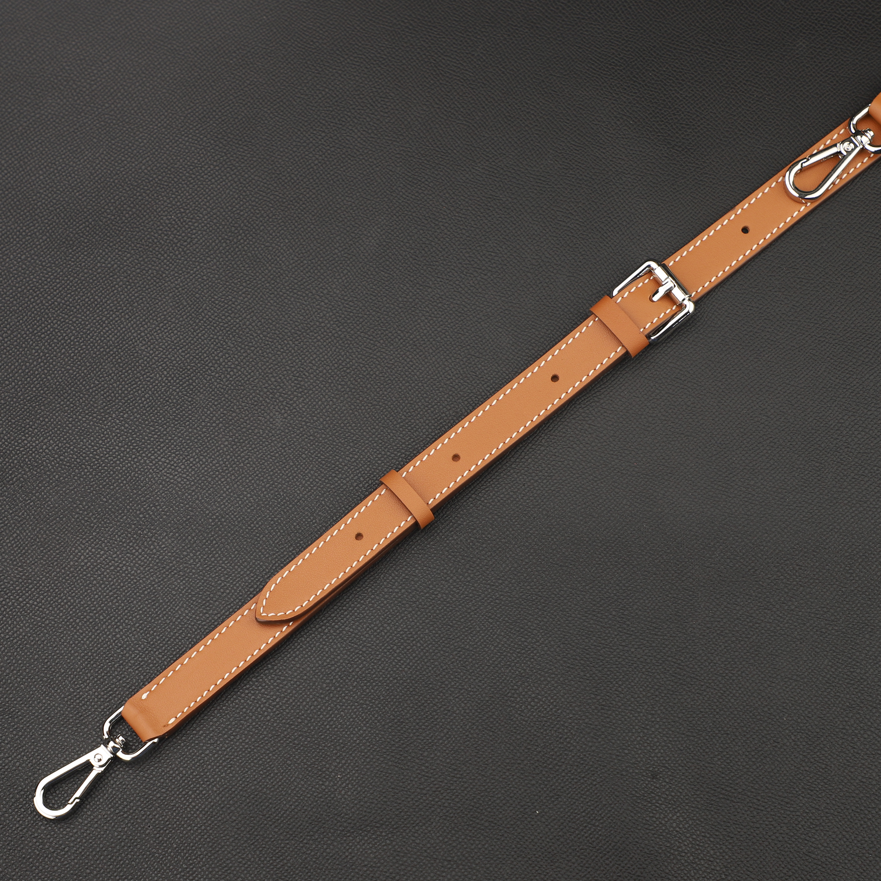 2cm Width Brown Swift leather Adjustable Bag Strap,Crossbody bag strap,shoulder bag strap 