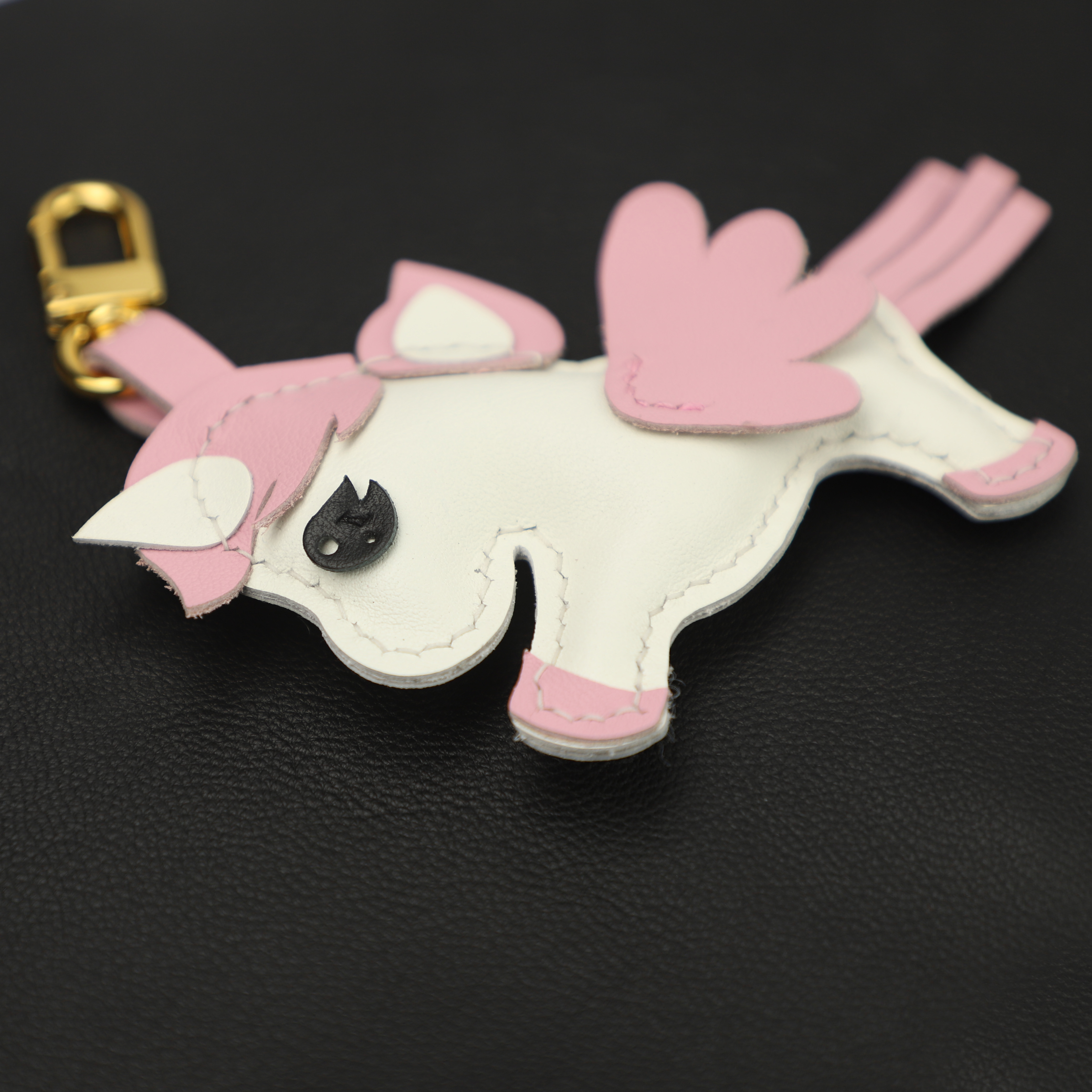 Handmade The Swift leather Robot Unicorn Attack bag charm,Robot Unicorn Attack key chain