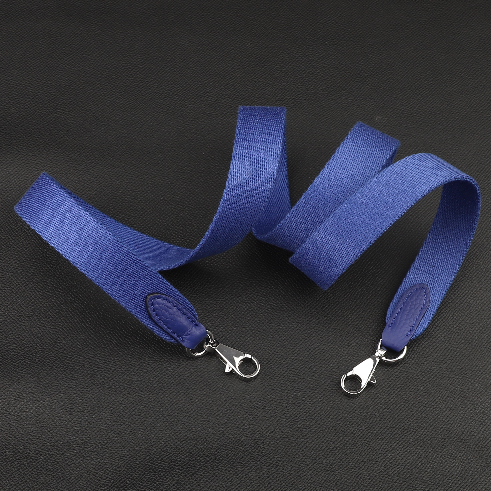 Handmade The 1“ Pure Cotton fabric and leather shoulder strap for Evelyne bag,Crossbody strap for Evelyne bag